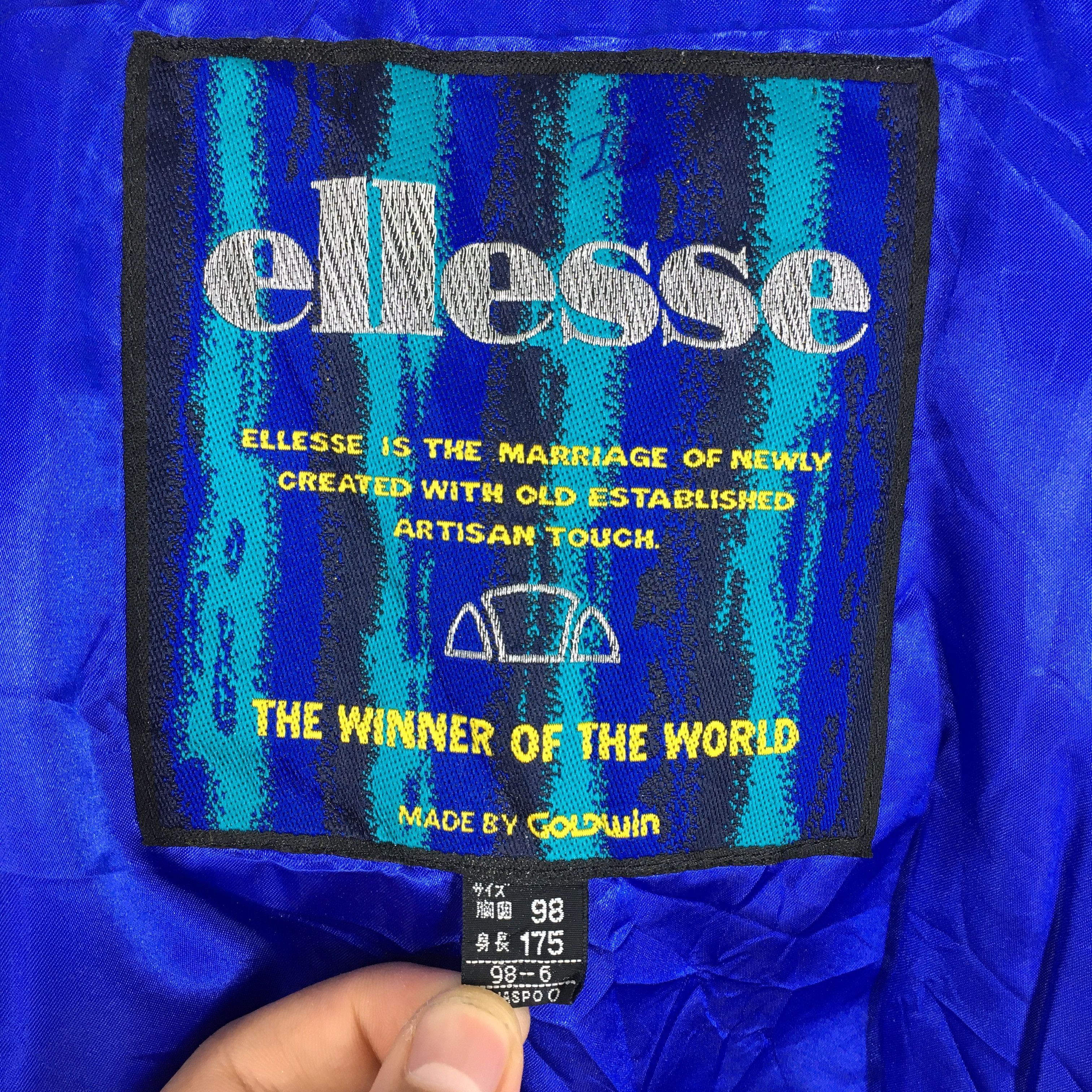 Ellesse Vintage 90's Ellesse Ski Wear Blue Hoodie Jacket Large Size US L / EU 52-54 / 3 - 5 Thumbnail