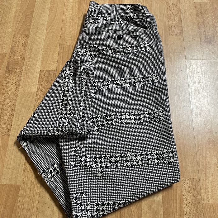 Supreme FW20 Supreme Black houndstooth work pant size 32 trousers