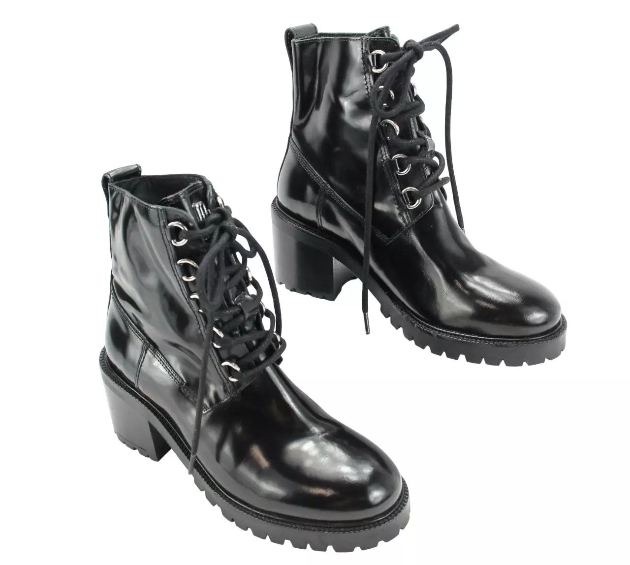 Maje MAJE Factory Boots Women's EU 37 / UK 4 Leather Combat Heel Size US 6.5 / IT 36.5 - 4 Thumbnail