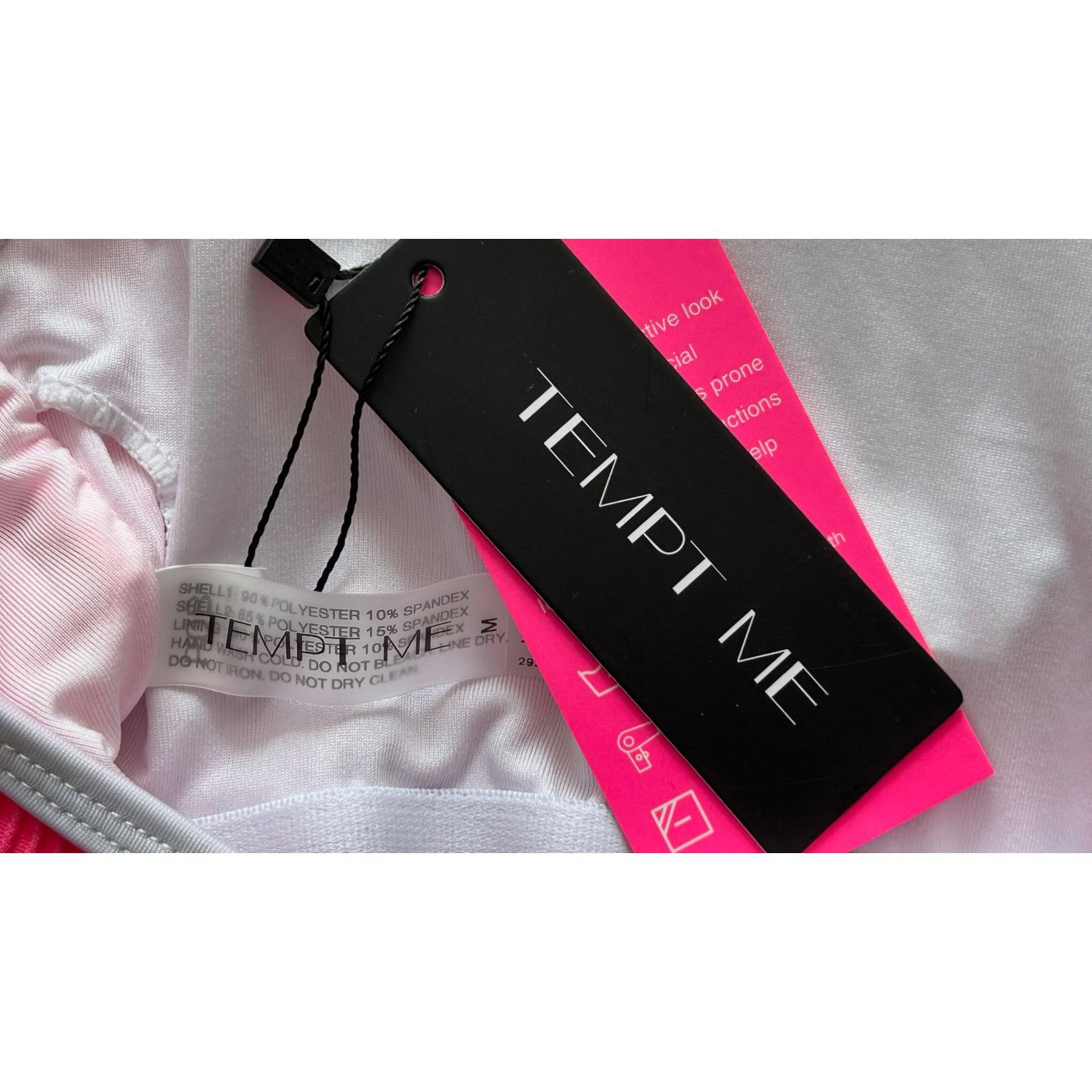 Other Tempt Me | Color Block One Piece Swimsuit | NWT | Medium Size M / US 6-8 / IT 42-44 - 4 Thumbnail