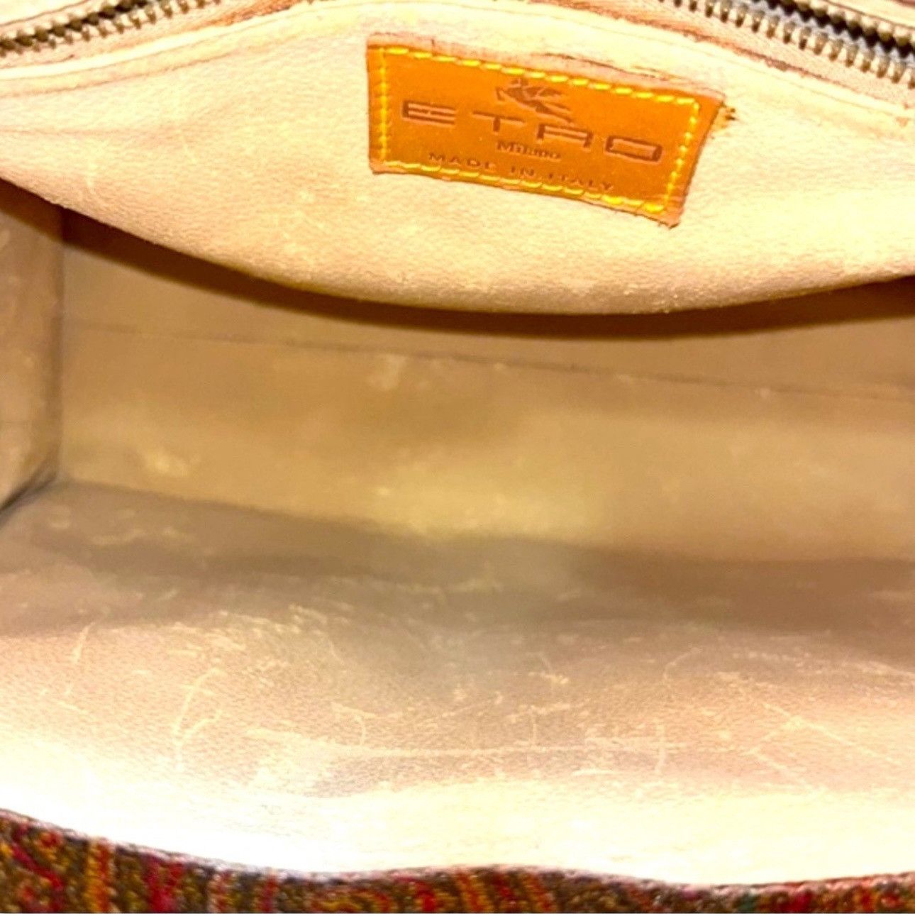 Etro Etro classic wine paisley Kelly should bag Golden E motif Size ONE SIZE - 9 Thumbnail