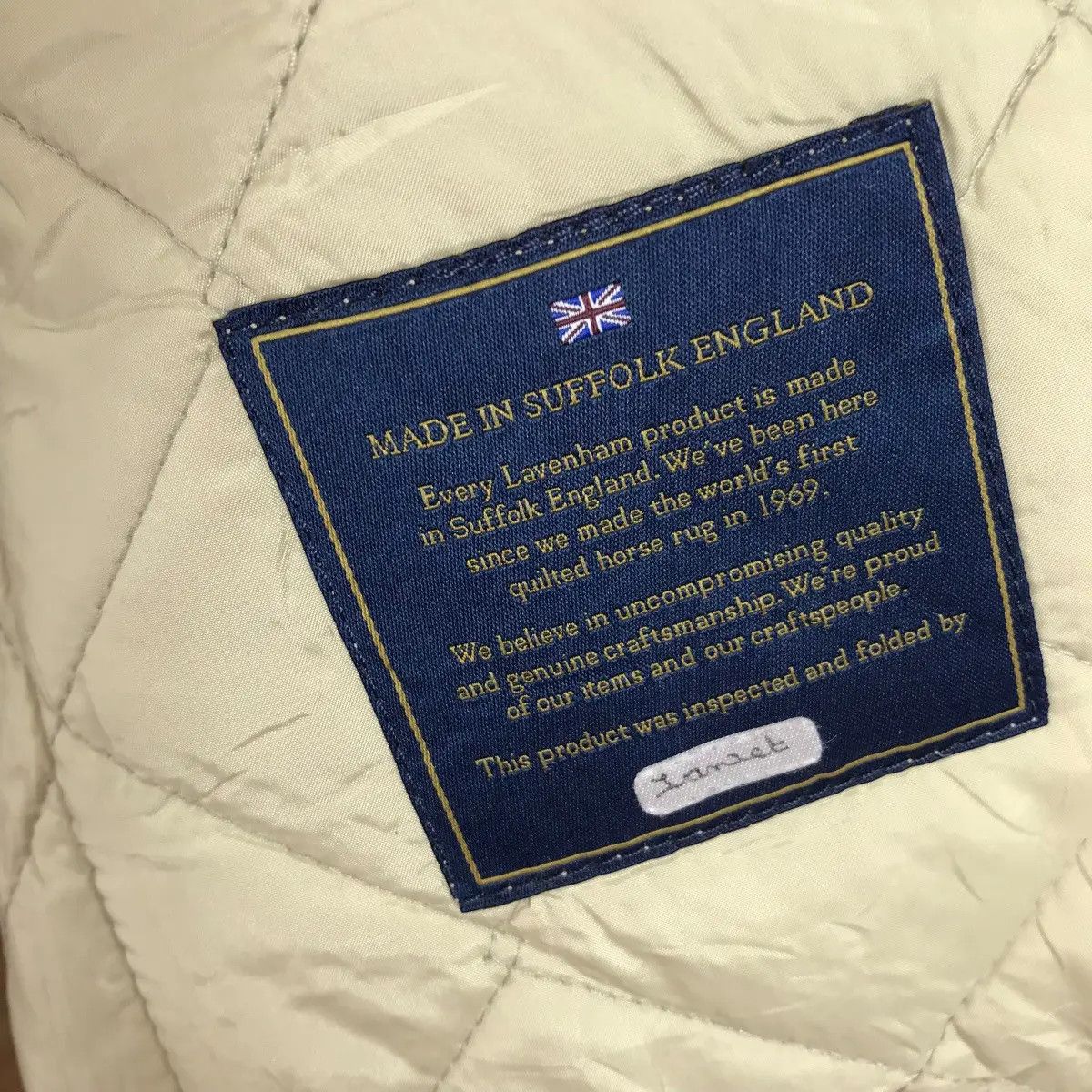 Lavenham Vtg LAVENHAM SUFFOLK ENGLAND Quilted Puffer Jacket Light Size US L / EU 52-54 / 3 - 5 Thumbnail