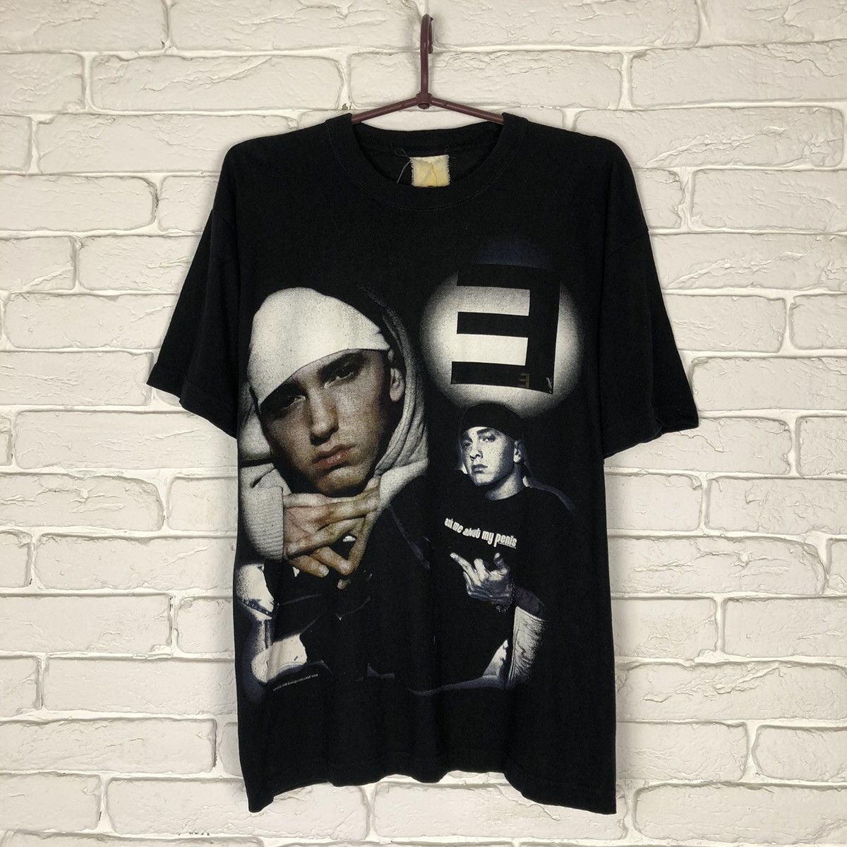 Eminem Eminem 2002 Fuck You tour vintage tee t shirt Size US L / EU 52-54 / 3 - 1 Thumbnail