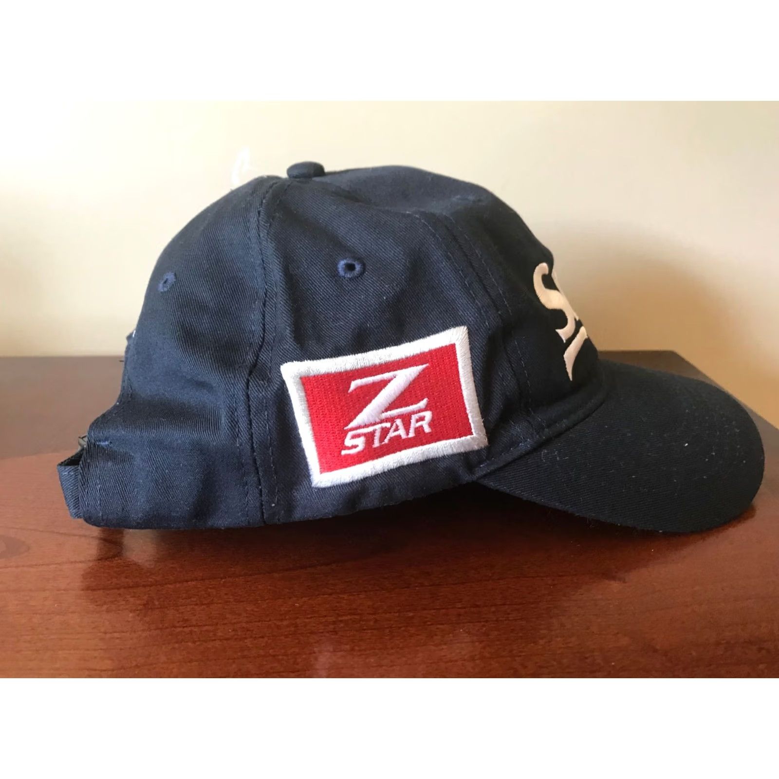 Vintage Srixon Z Star Golf Ball Advertising Logo Black Adjustable Hat Cap Strapback Mens Adjustable Cap Size ONE SIZE - 4 Thumbnail