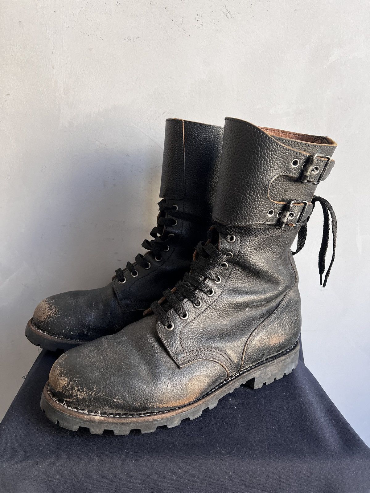 Undercover Undercover ankle army leather platform leather boots y2k Size US 11 / EU 44 - 4 Thumbnail