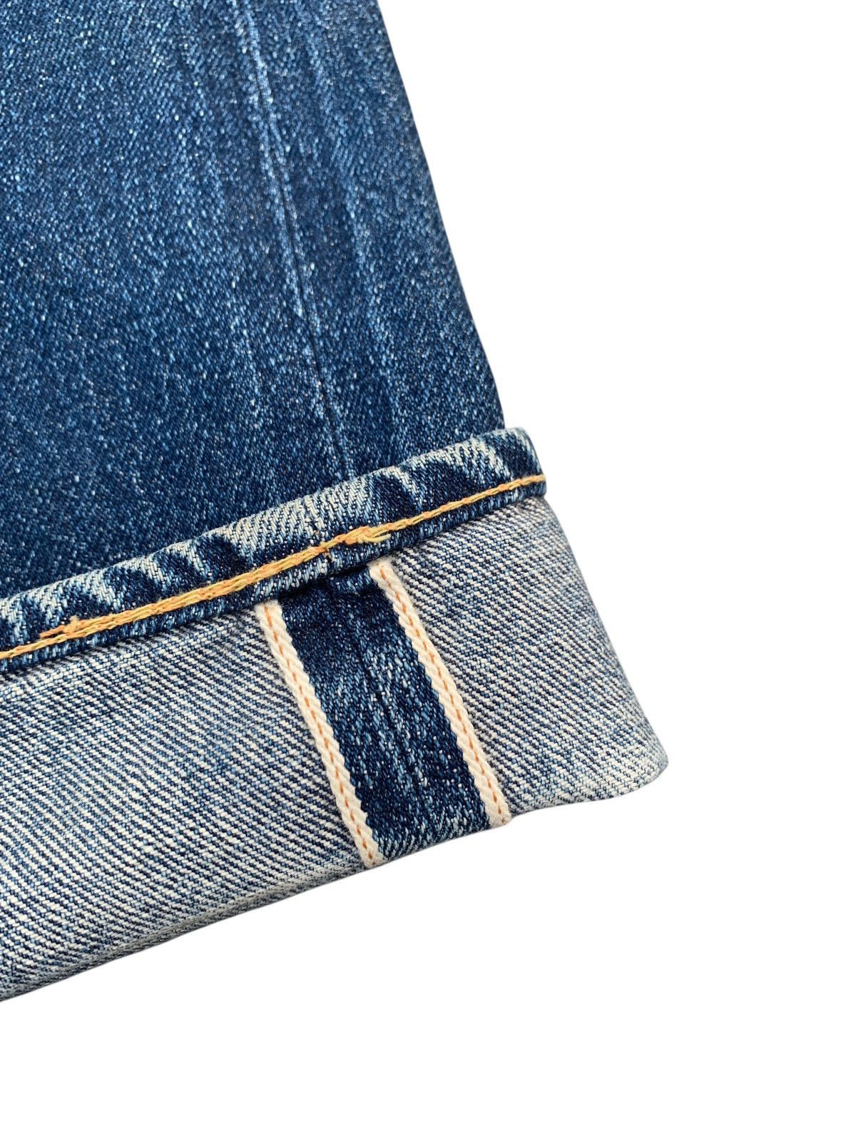 Denime VINTAGE DENIME SELVEDGE MUDWASH DISTRESSED JAPANESE DENIM Size US 30 / EU 46 - 10 Thumbnail