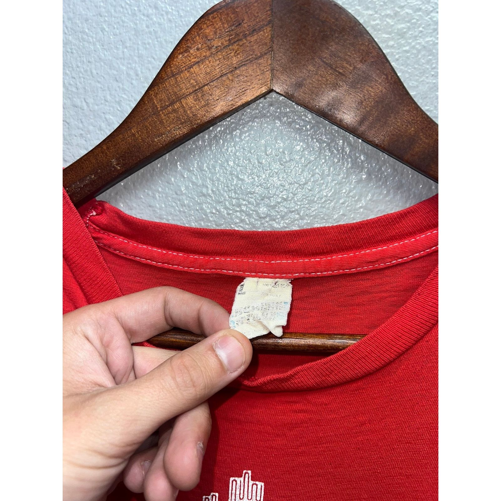 Vintage Vintage Lafayette Electronics Shirt Red 80s 1980s Tee VTG M Size US M / EU 48-50 / 2 - 6 Thumbnail
