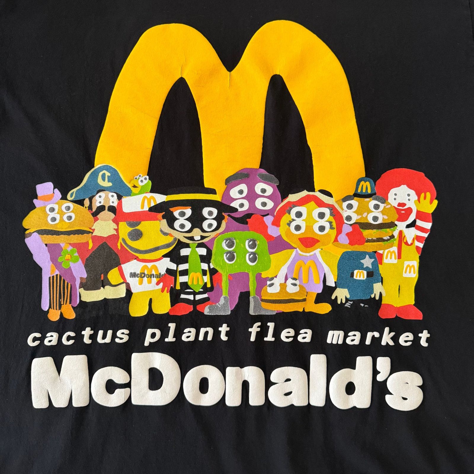 Cactus Plant Flea Market CPFM x McDonald's Cactus Buddy & Friends Tee Black Size L Size US L / EU 52-54 / 3 - 4 Thumbnail