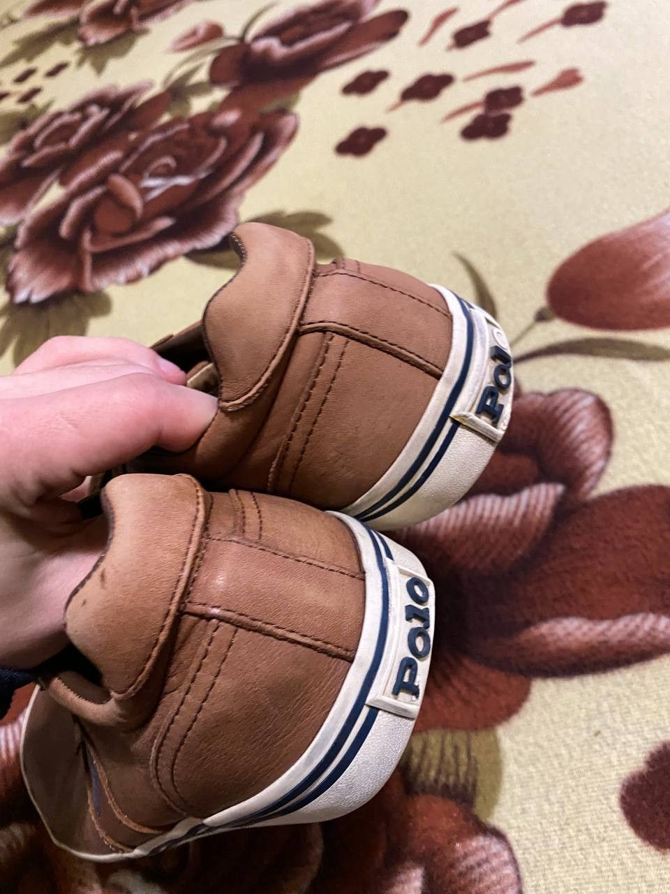 Polo Ralph Lauren Ralph Lauren Polo Tan Up Western Leather Sneakers Shoes Size US 10 / EU 43 - 2 Thumbnail