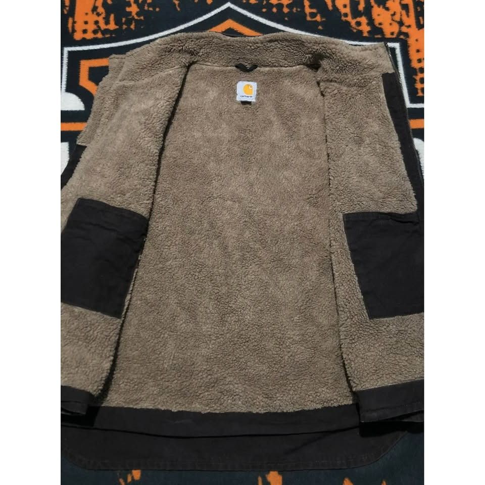 Carhartt VINTAGE Carhartt Vest XL Men Sherpa, Metal Zipper Size US XL / EU 56 / 4 - 2 Thumbnail