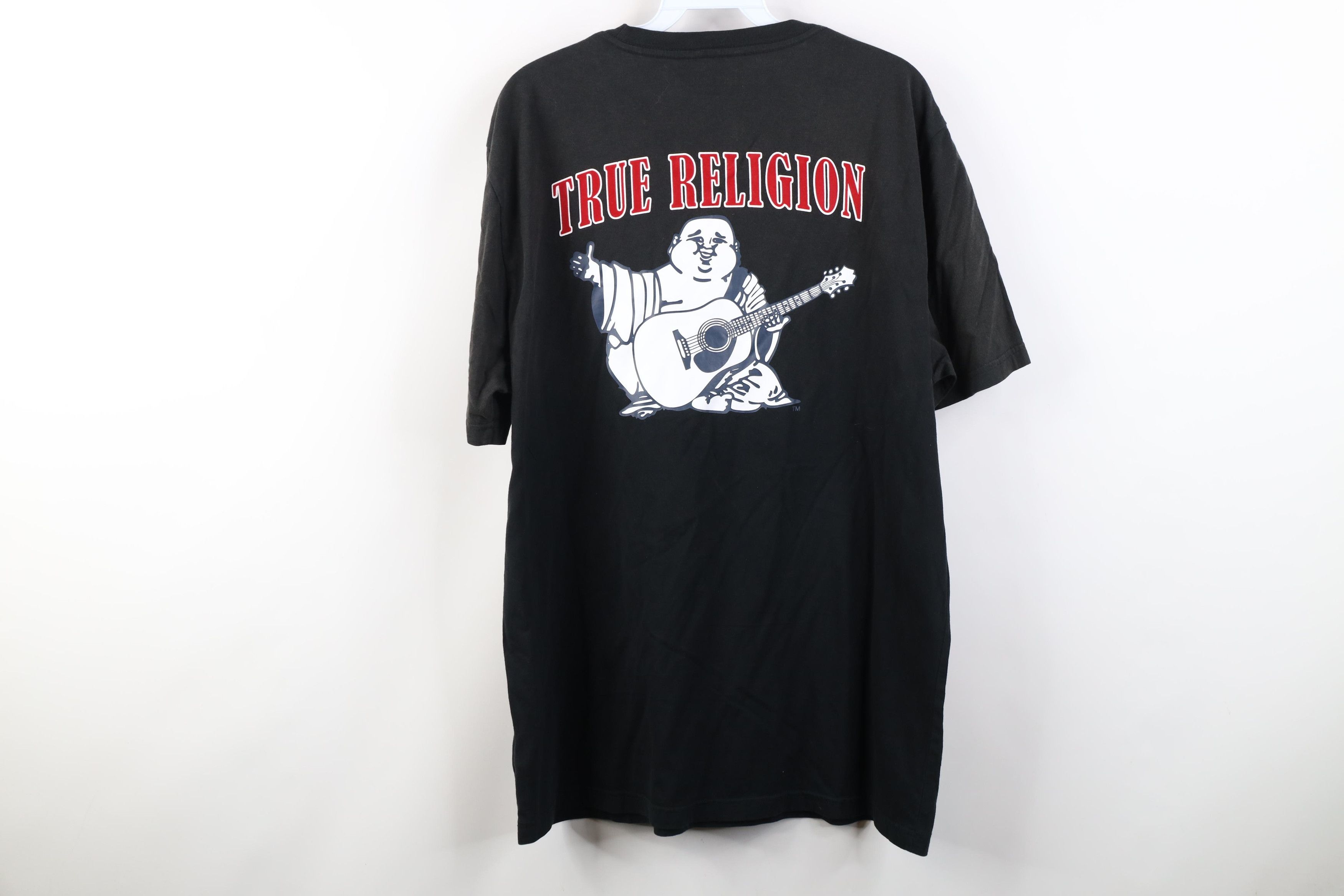 True Religion Vintage Y2K True Religion Sun Faded Short Sleeve T-Shirt Size US XL / EU 56 / 4 - 12 Thumbnail