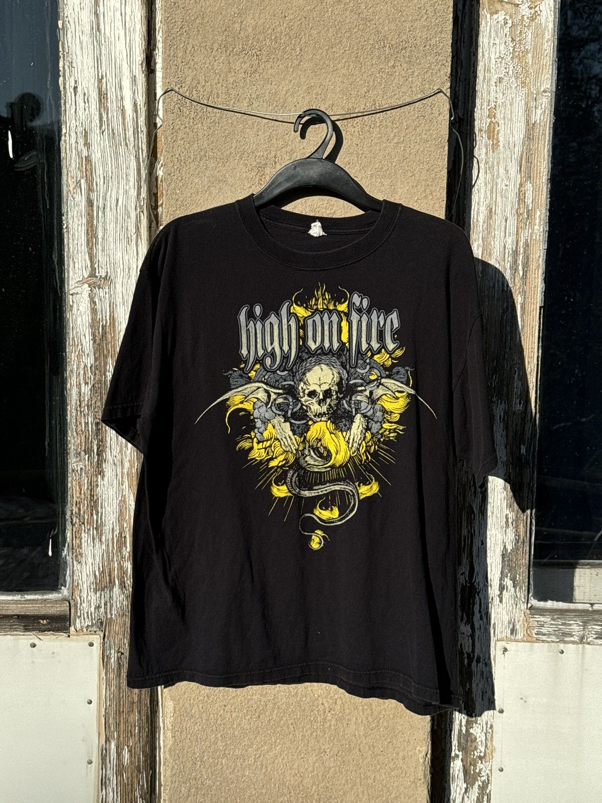 Anvil × Band Tees High On Fire Skull Tee Size US XL / EU 56 / 4 - 1 Thumbnail