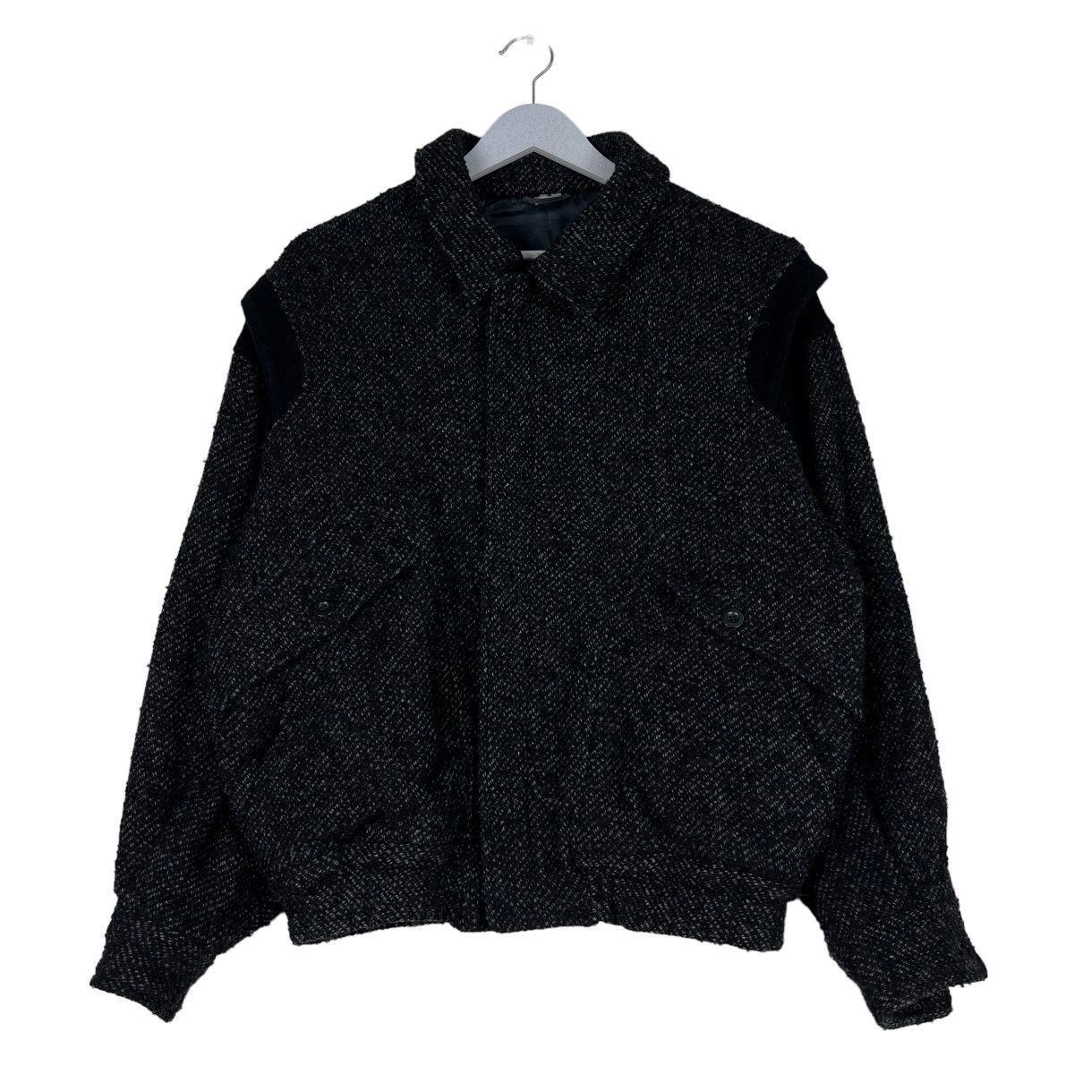 Issey Miyake 🔥 ISSEY MIYAKE DURBAN WOOL BOMBER JACKET Size US M / EU 48-50 / 2 - 1 Thumbnail
