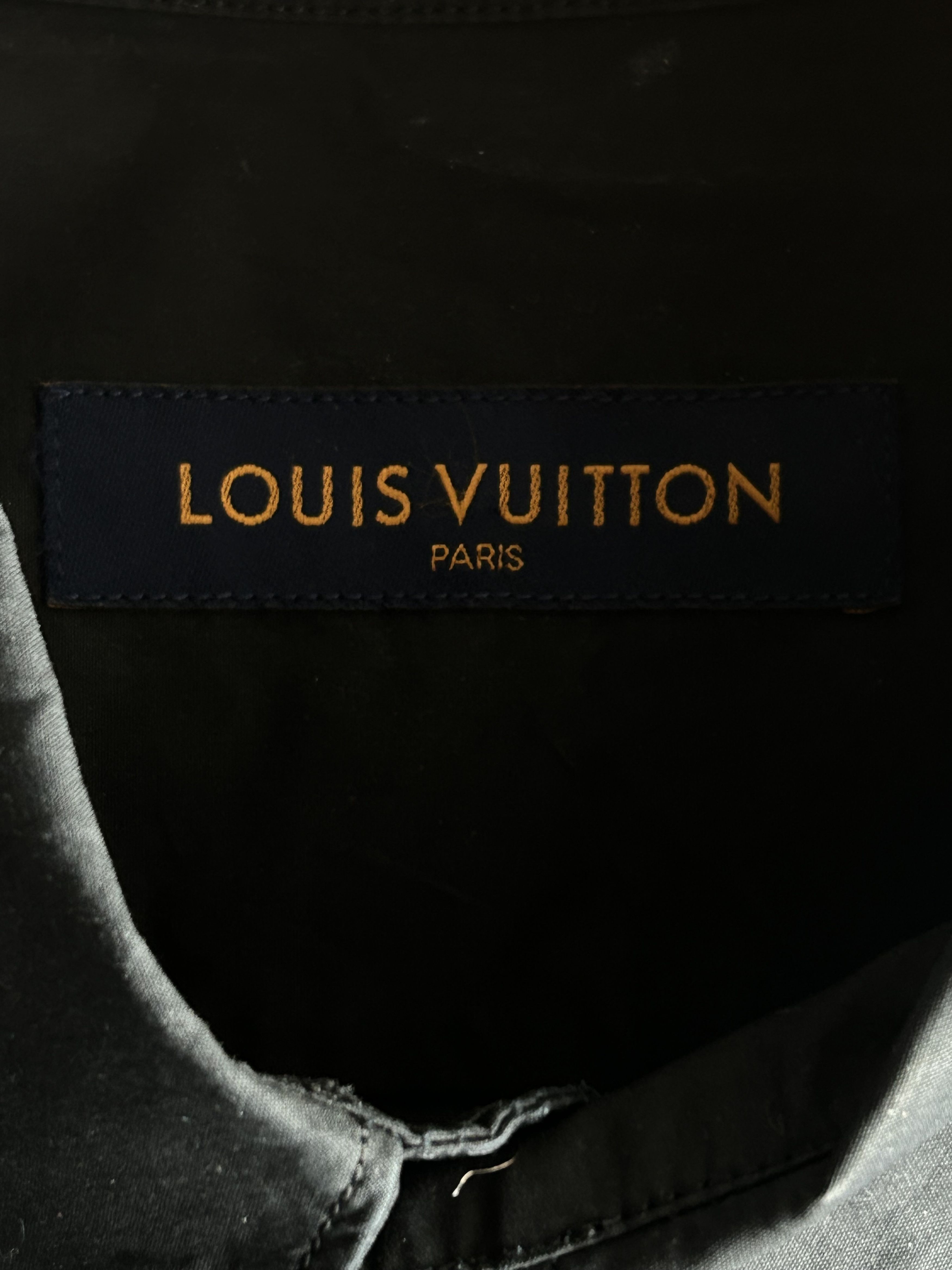 Louis Vuitton Louis Vuitton Black Utility Button Up Shirt Size US XXL / EU 58 / 5 - 3 Thumbnail