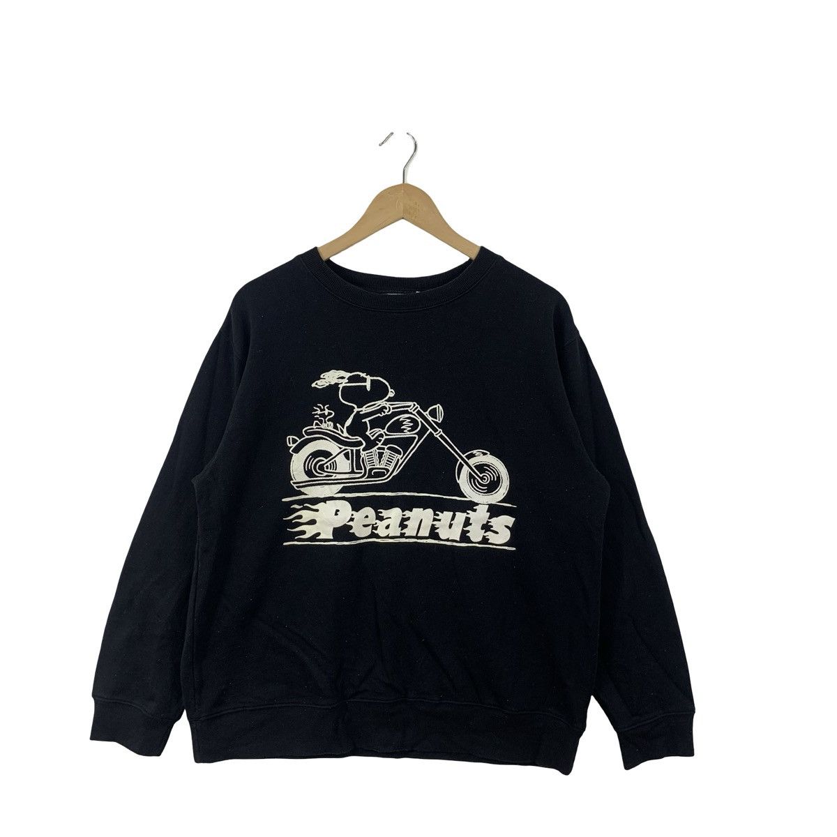 Peanuts Vintage Peanuts Snoopy Biker Motorcycle Graphic Sweatshirt Size US M / EU 48-50 / 2 - 3 Thumbnail