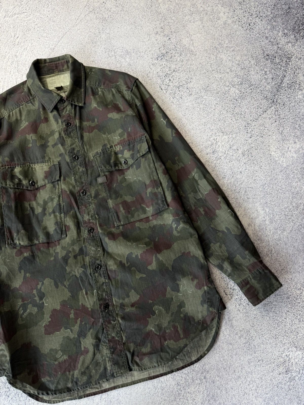 G-Star Vintage G Star Raw Multicam Thick Shirt Size M Size US M / EU 48-50 / 2 - 6 Thumbnail