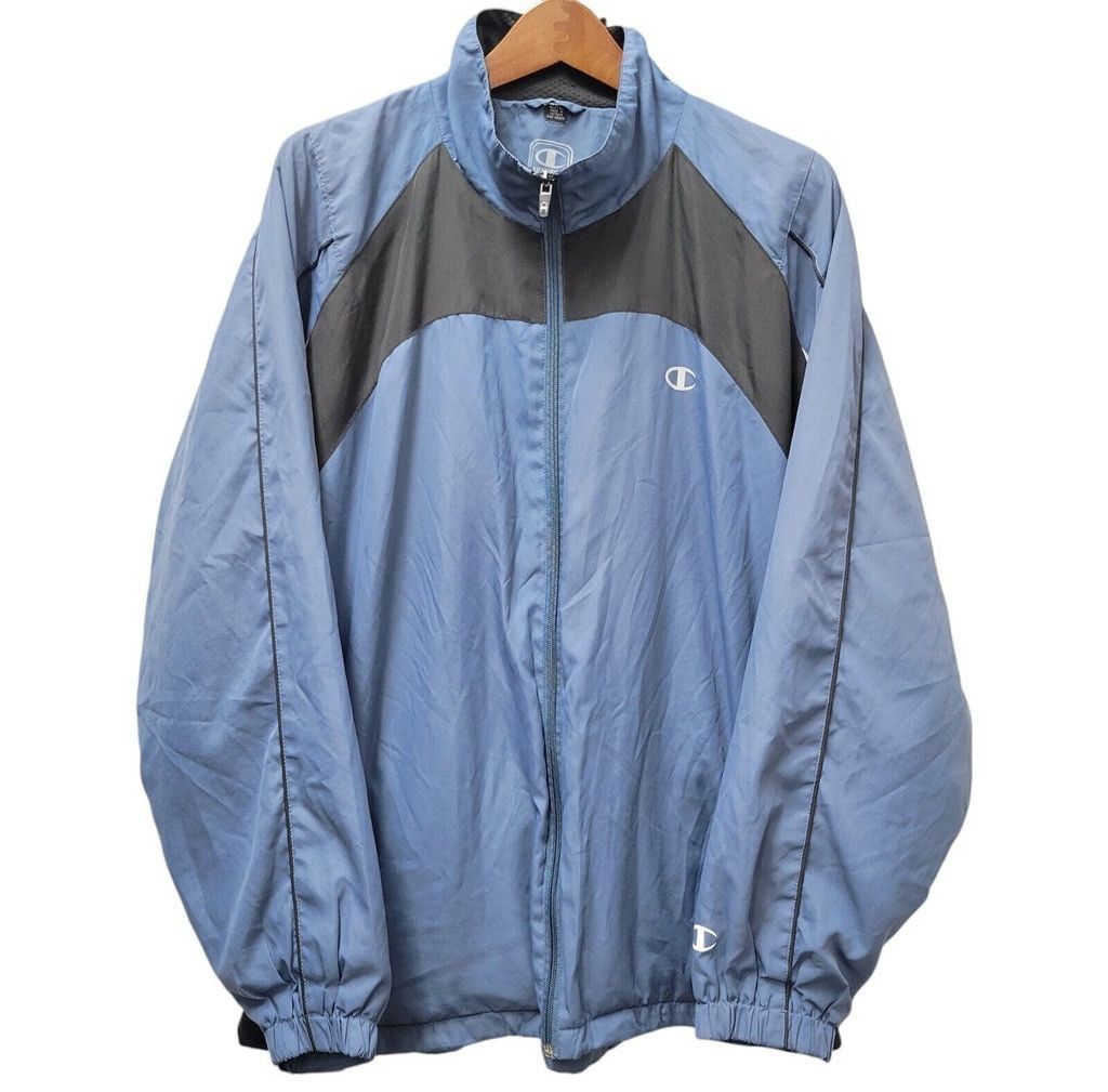 Champion Champion Full-Zip Track Jacket Blue And Black Men’s Size US XXL / EU 58 / 5 - 4 Thumbnail