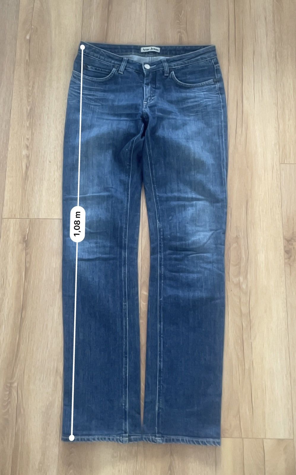 Acne Studios Acne Jeans Hep Pure Men’s Denim 30/34 Straight Fit Size US 32 / EU 48 - 6 Thumbnail