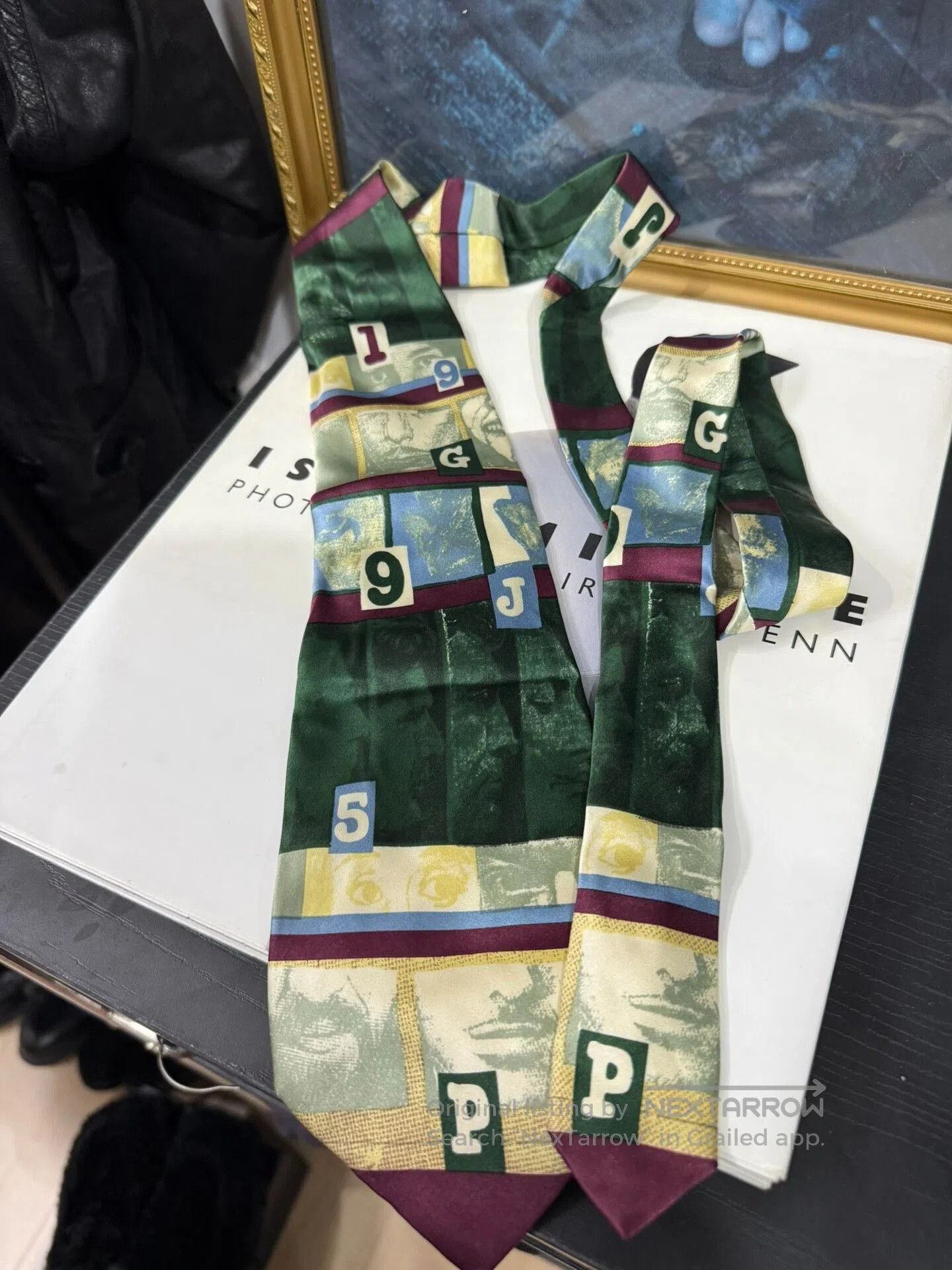 Jean Paul Gaultier Jean Paul Gaultier Pop Art Silk Tie. Size ONE SIZE - 2 Thumbnail