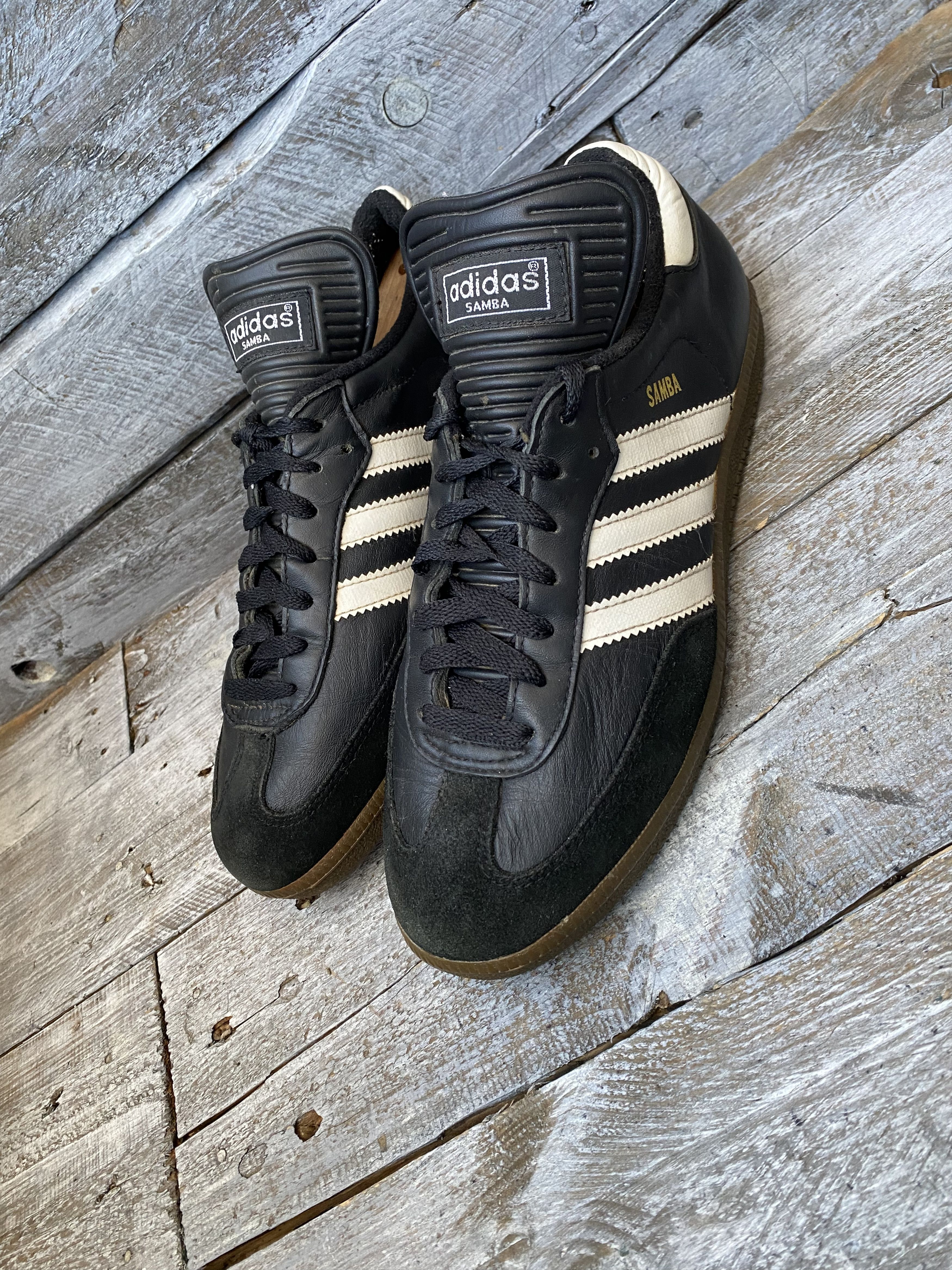 Adidas × Vintage 🔴Vintage Rare Adidas Samba long tongue low-top sneakers Size US 9 / EU 42 - 5 Thumbnail