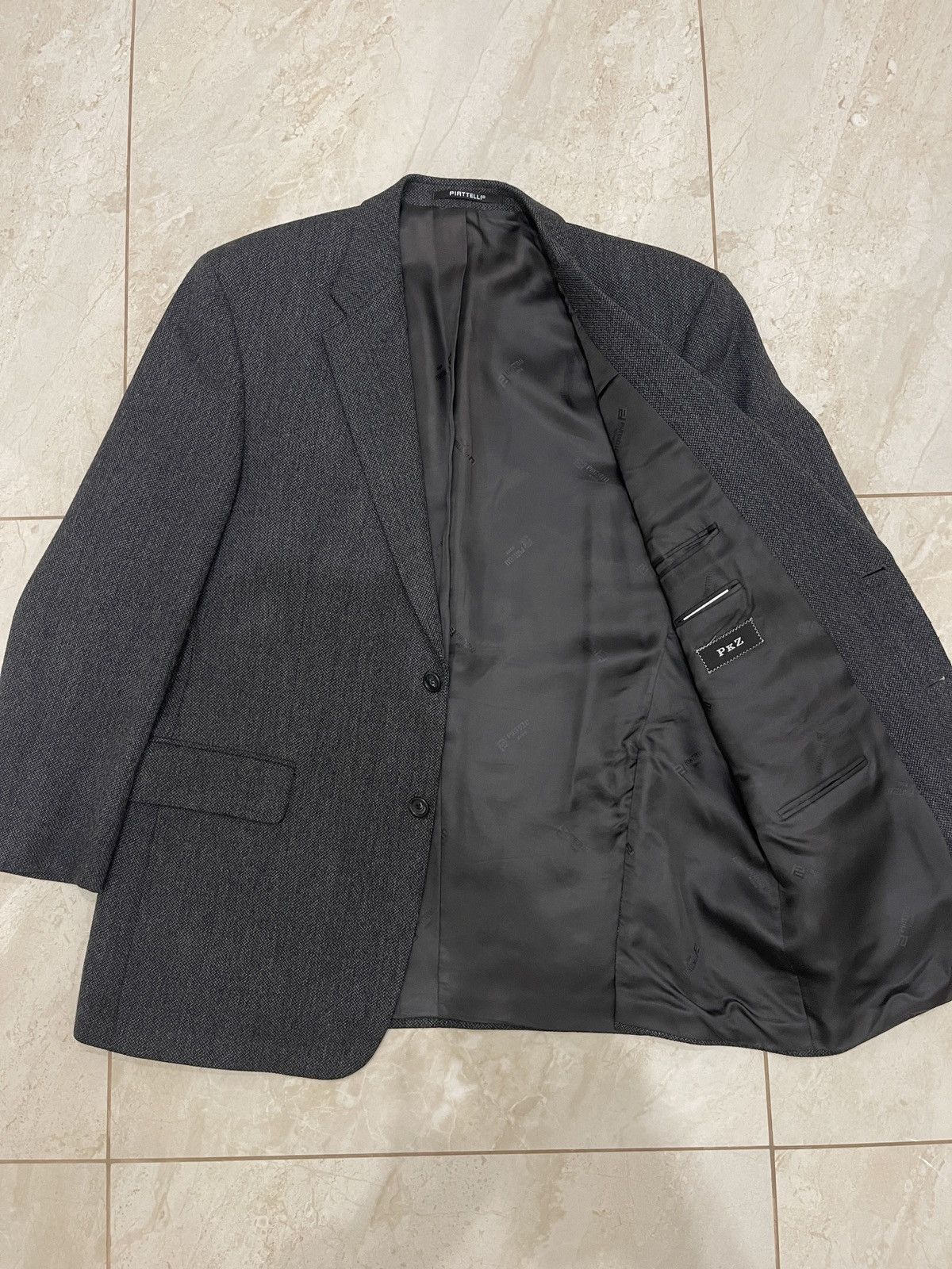 Piattelli Piattelli wool blazer vintage sport coat/classic jacket Size 48R - 10 Thumbnail