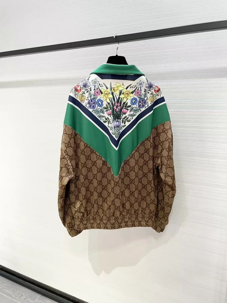 Gucci Gucci Floral Logo Zip Jacket Size US XS / EU 42 / 0 - 1 Thumbnail