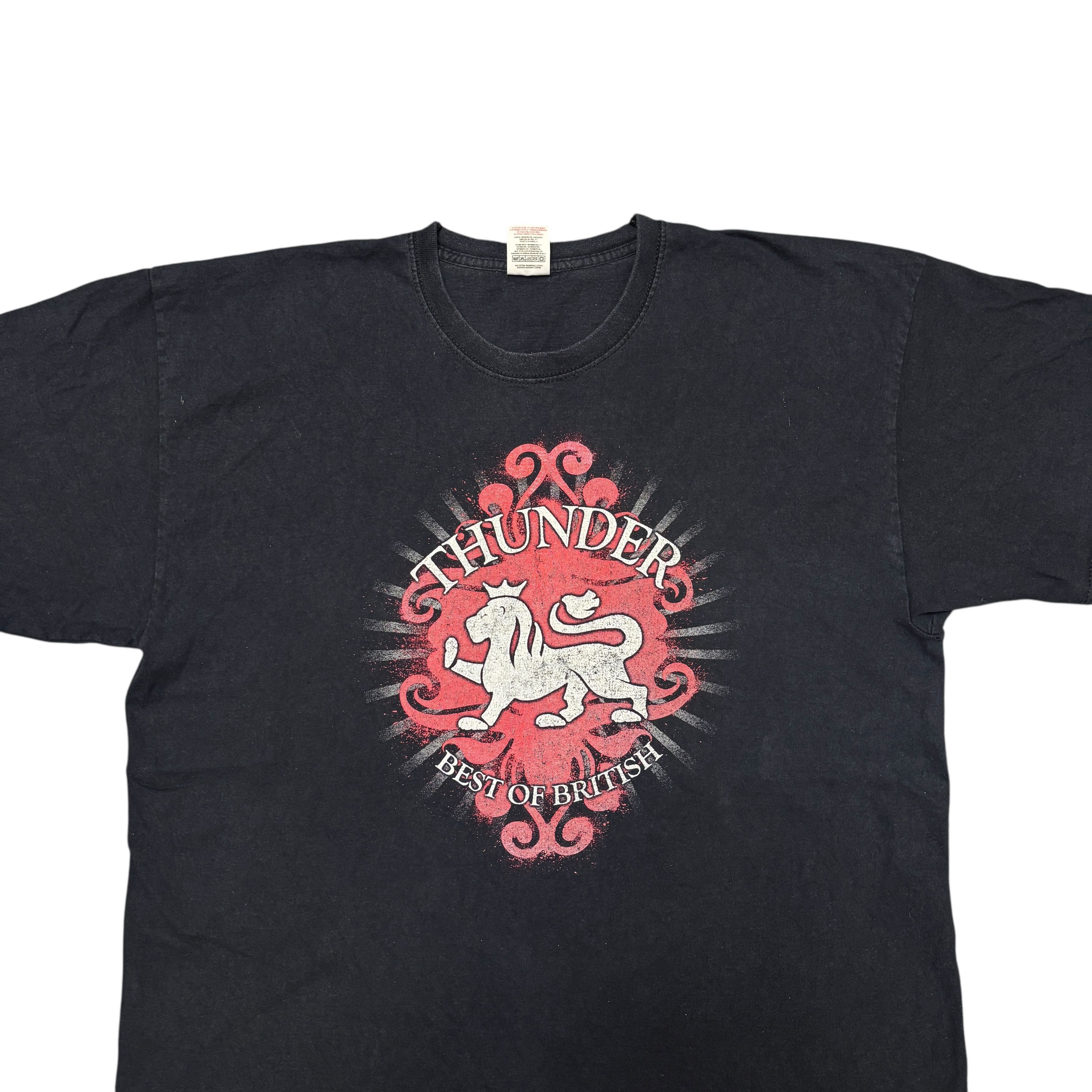 Band Tees Thunder Vintage Band T Shirt 00s Tour Def Leppard Whitesnake Size US XL / EU 56 / 4 - 3 Thumbnail