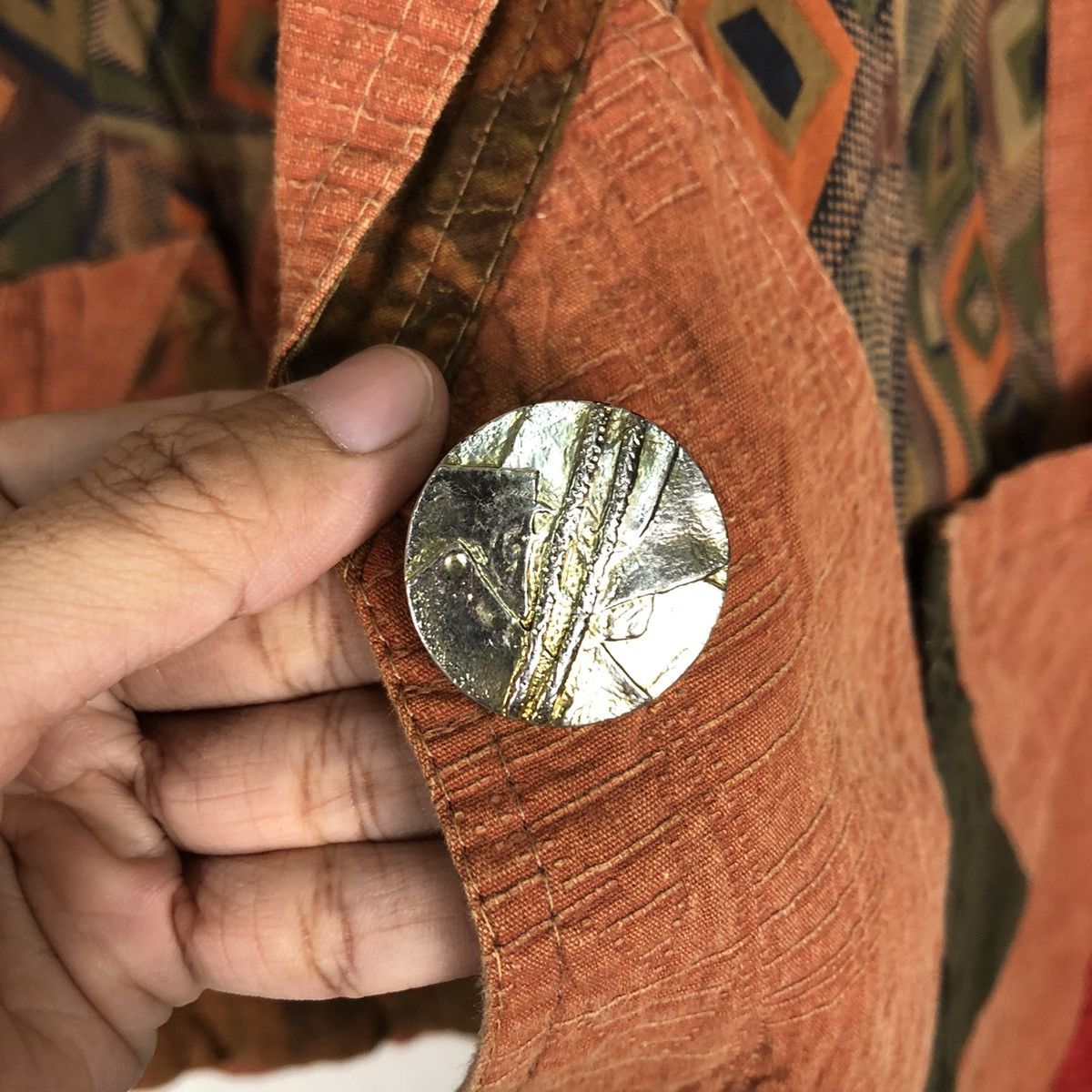 Japanese Brand × Vintage 📌Vintage Traditional Design Oversize Button Issey Miyake Size US L / EU 52-54 / 3 - 16 Thumbnail