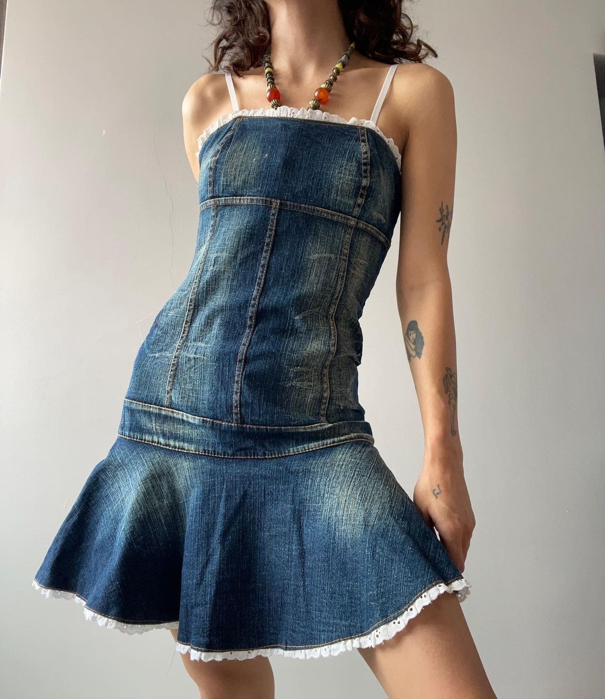 Vintage Y2k dress Size XS / US 0-2 / IT 36-38 - 2 Thumbnail