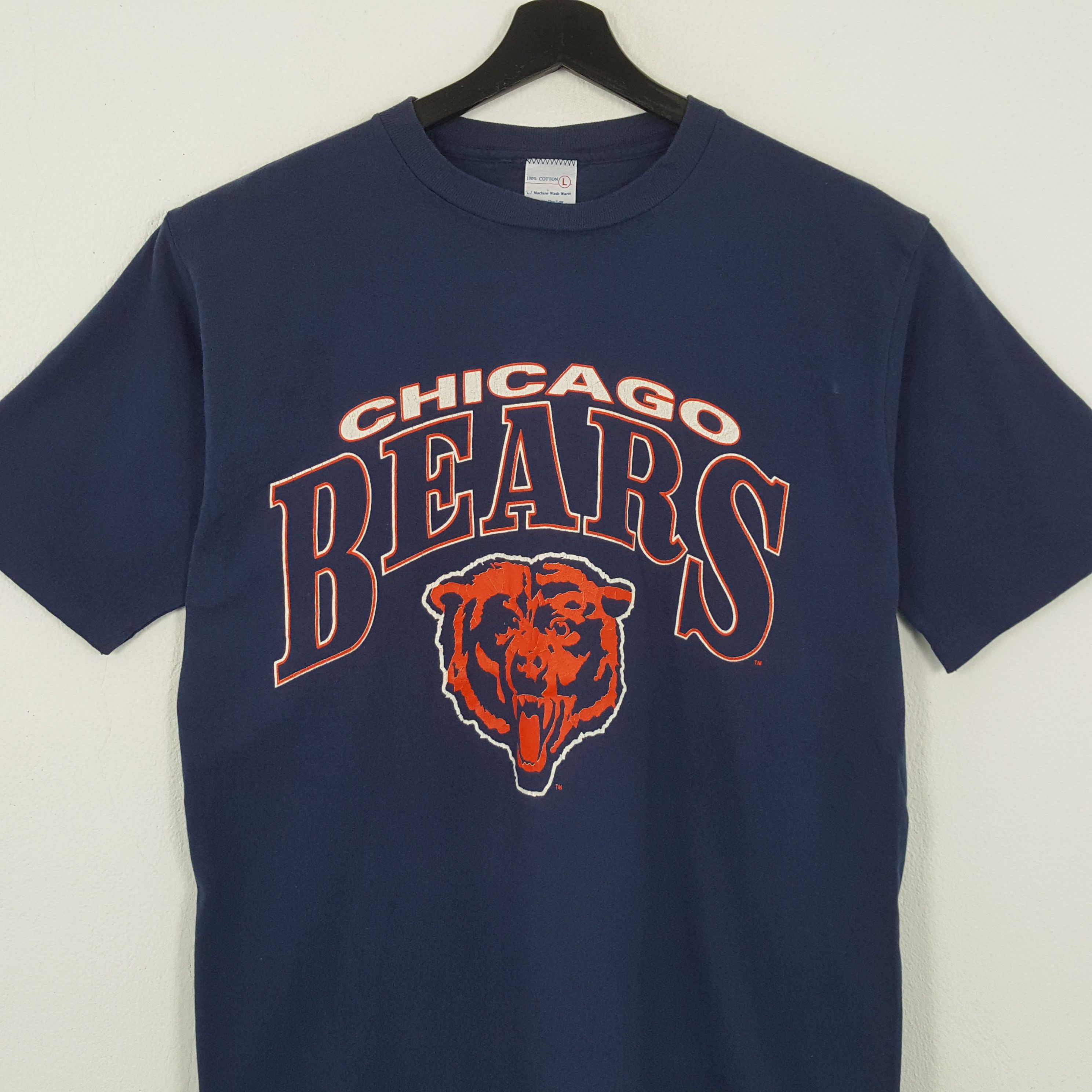 NFL × Vintage CHICAGO BEARS American Football Team Vintage Artex Tshirt Size US L / EU 52-54 / 3 - 2 Thumbnail