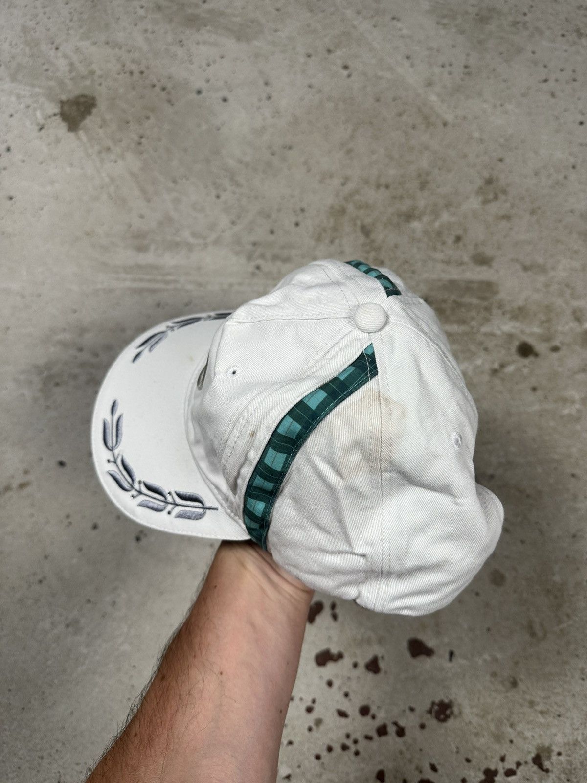 Mercedes-Benz Vintage Y2K Mercedes Benz White Racing Hat F1 Cap Size ONE SIZE - 5 Thumbnail