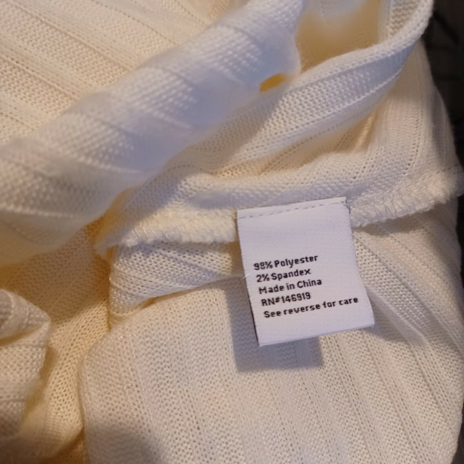 Nine West ❤️Nine West Women's Ivory Hooded Tunic Sweater Longline Text Size S / US 4 / IT 40 - 6 Thumbnail
