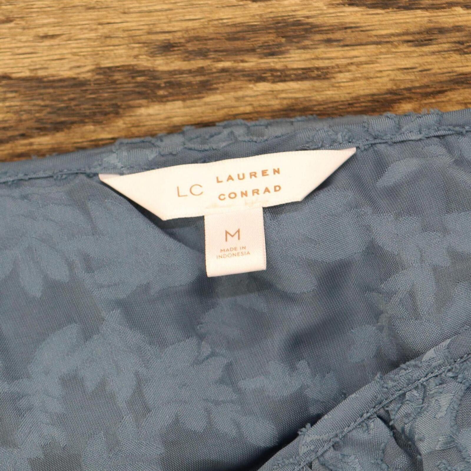 Designer NEW Lc Lauren Conrad Blouse WL23W019RS1 Rendez Blue M Size M / US 6-8 / IT 42-44 - 3 Thumbnail