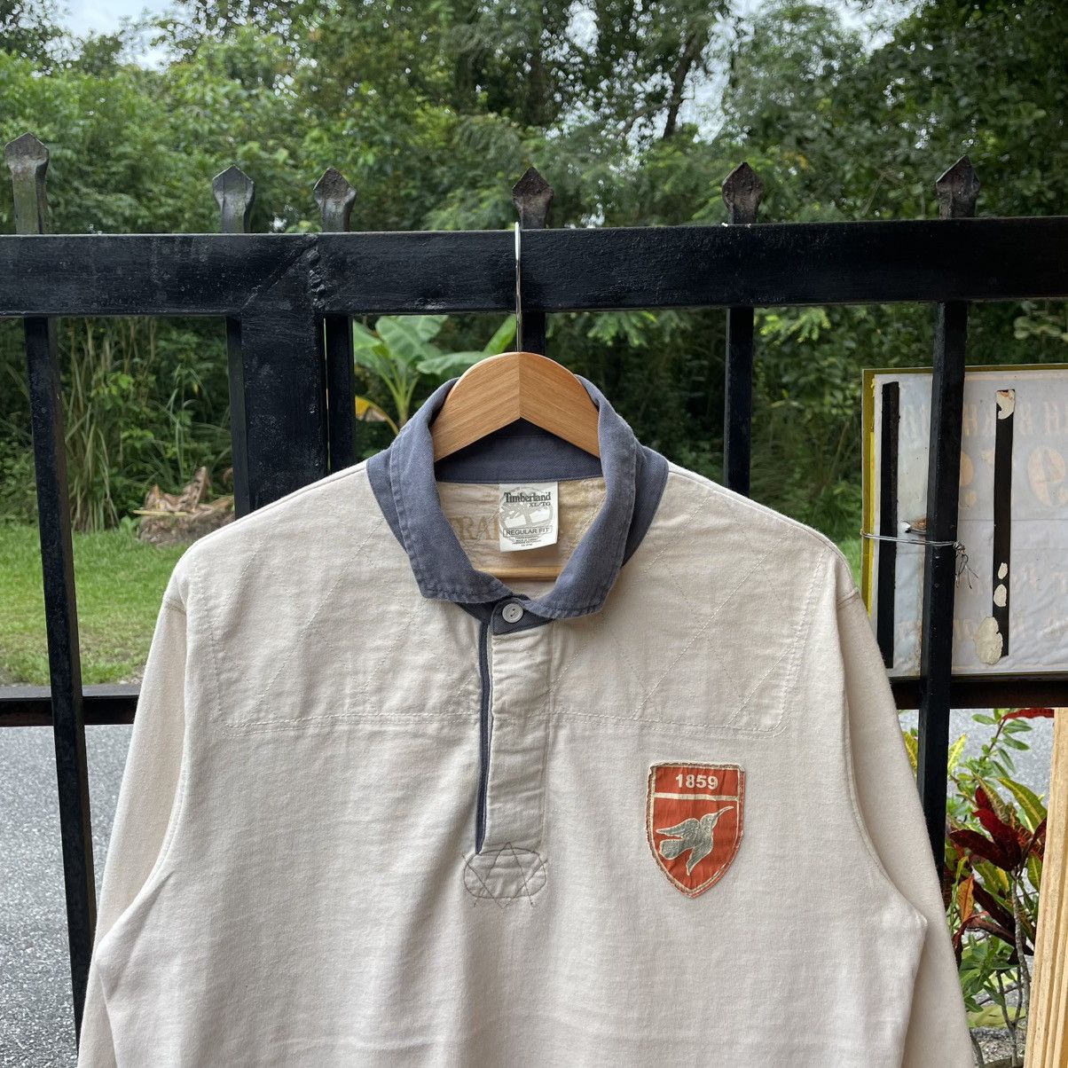 Timberland 🔥Vintage Timberland Regular Fit Polos Rugby Shirts Size US L / EU 52-54 / 3 - 4 Thumbnail