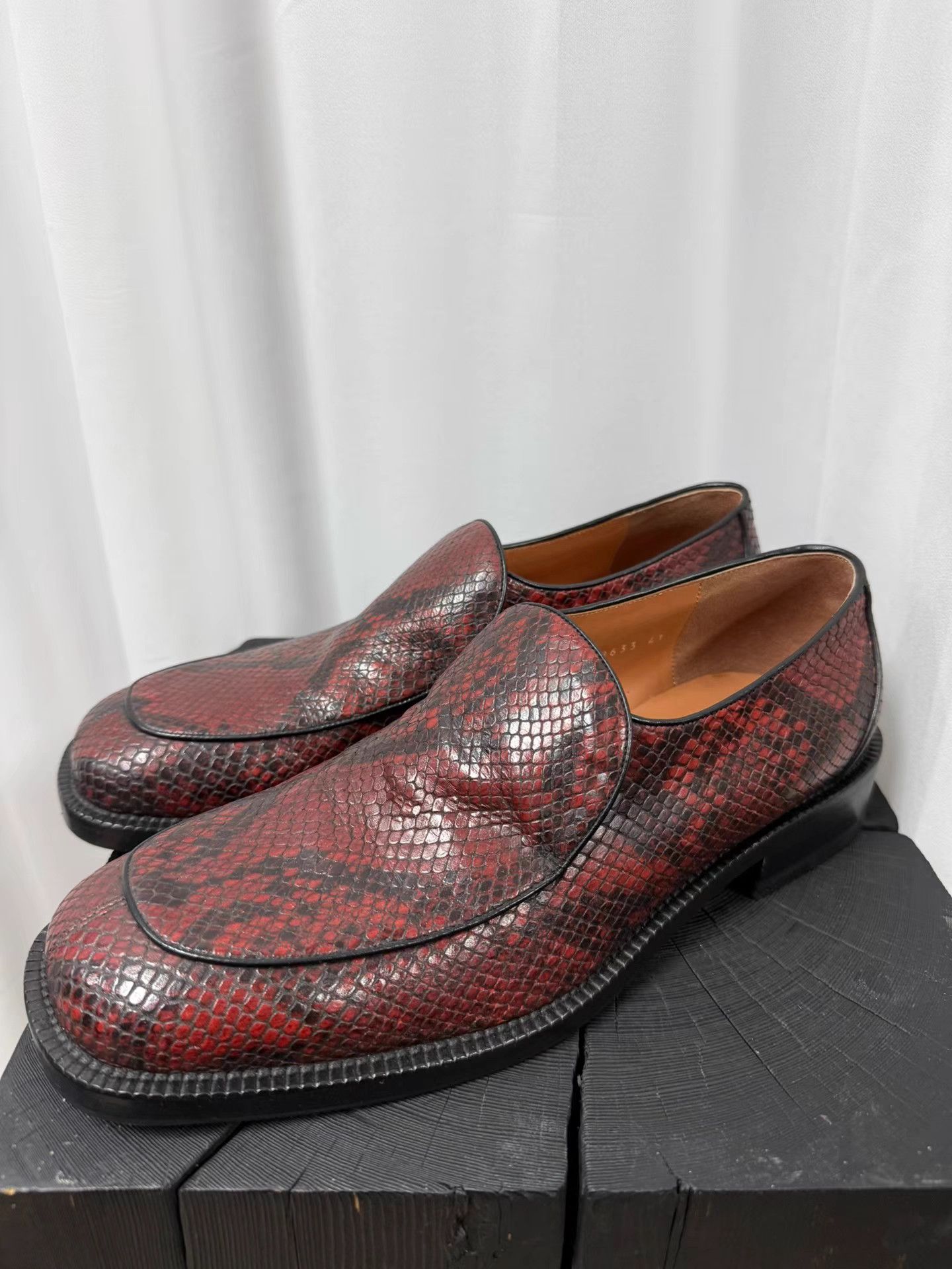 Dries Van Noten Dries van noten Snake Pattern Loafers K20 Size US 8 / EU 41 - 1 Thumbnail