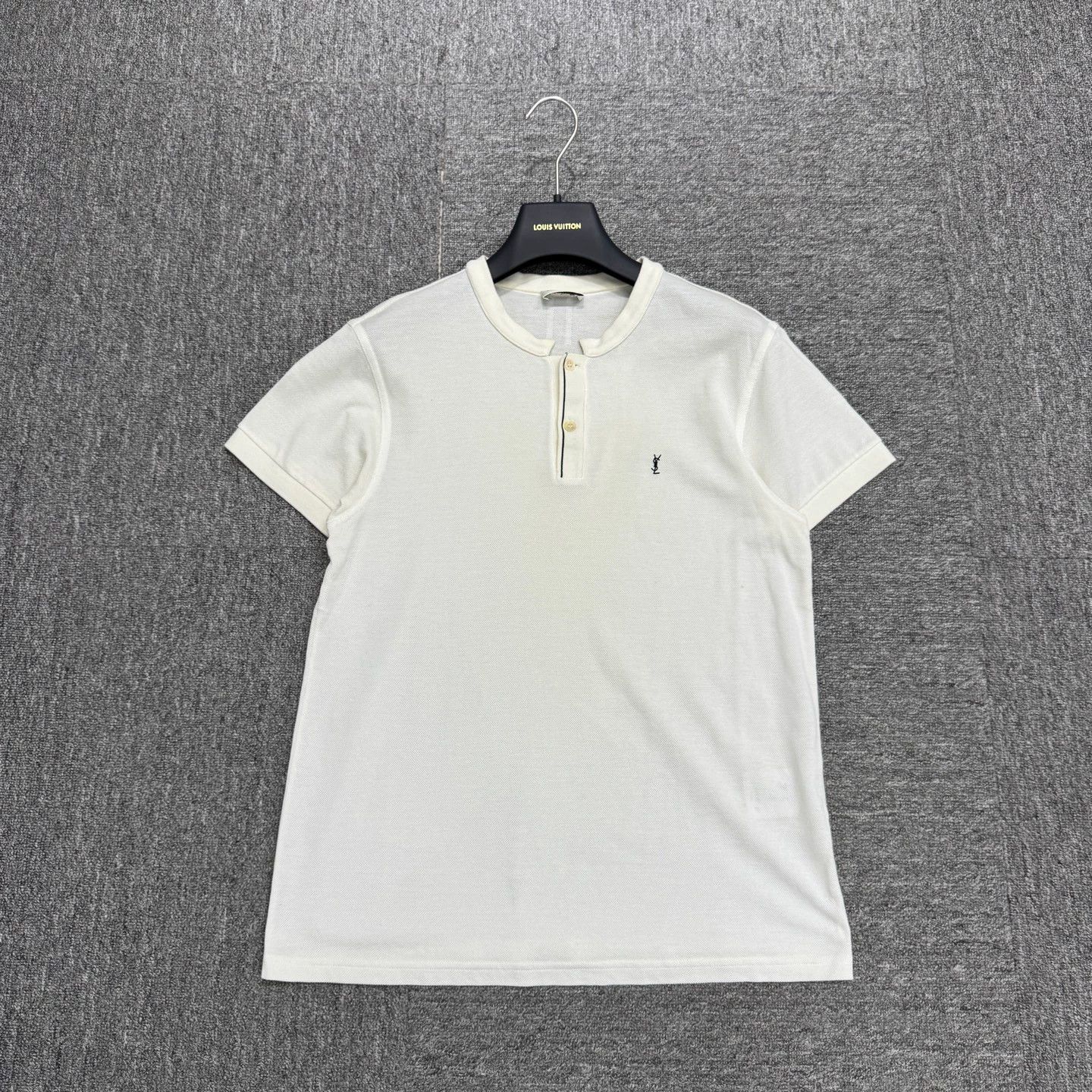 Saint Laurent Paris SLP Embroidered Polo Shirt Size S 95 New Size US S / EU 44-46 / 1 - 1 Thumbnail