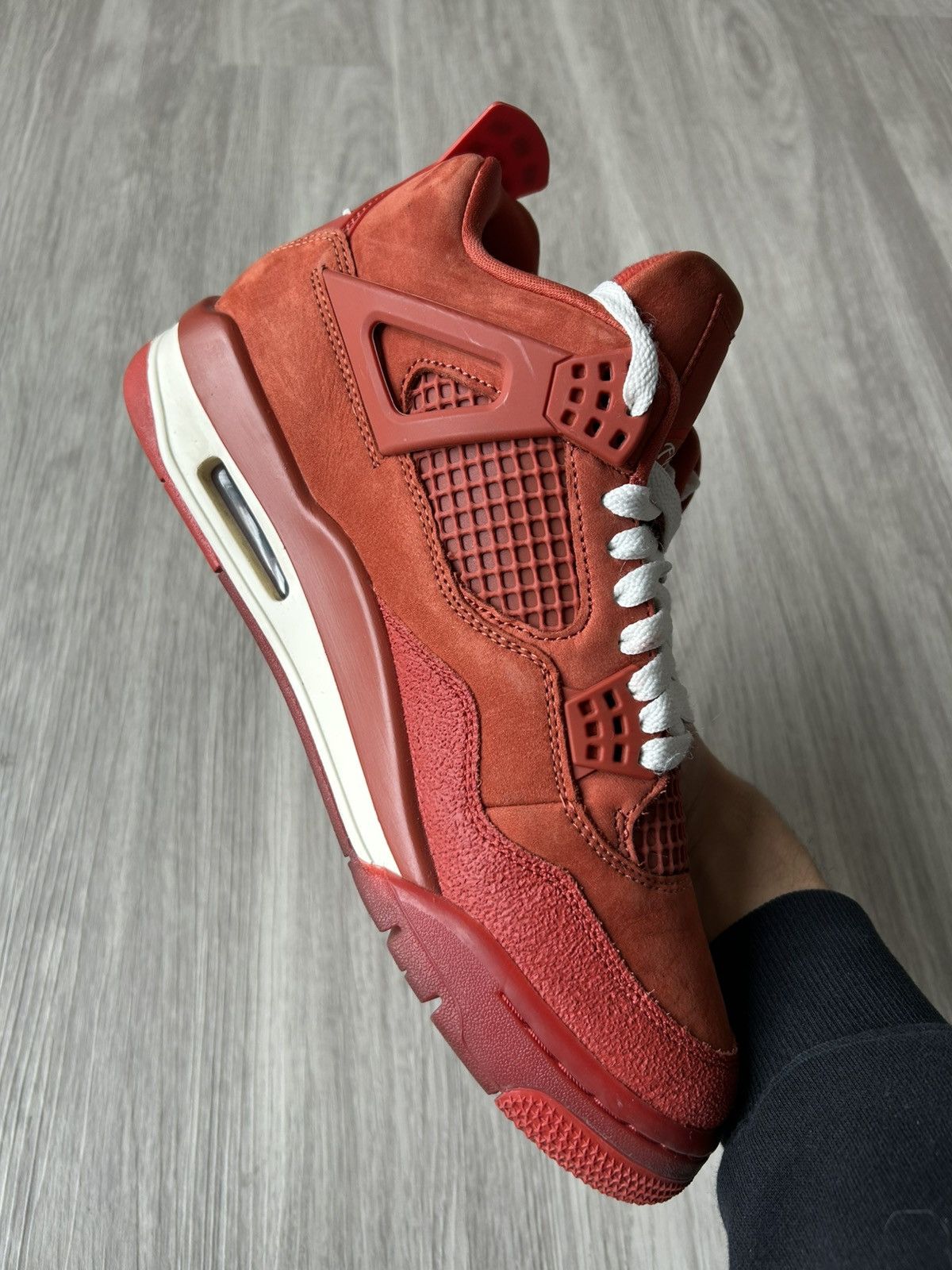 Nike Nigel Sylvester x Air Jordan Retro 4 Brick By Brick Size 9.5 Size US 9.5 / EU 42-43 - 14 Thumbnail