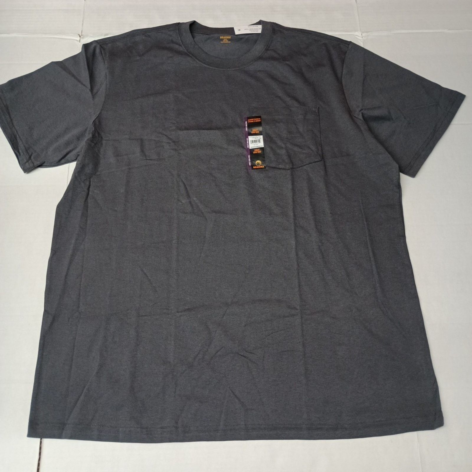 Other 2 Brahma Work T-Shirt Men's 2XLT 50-52 Gray Pocket Tee Size US XXL / EU 58 / 5 - 2 Thumbnail