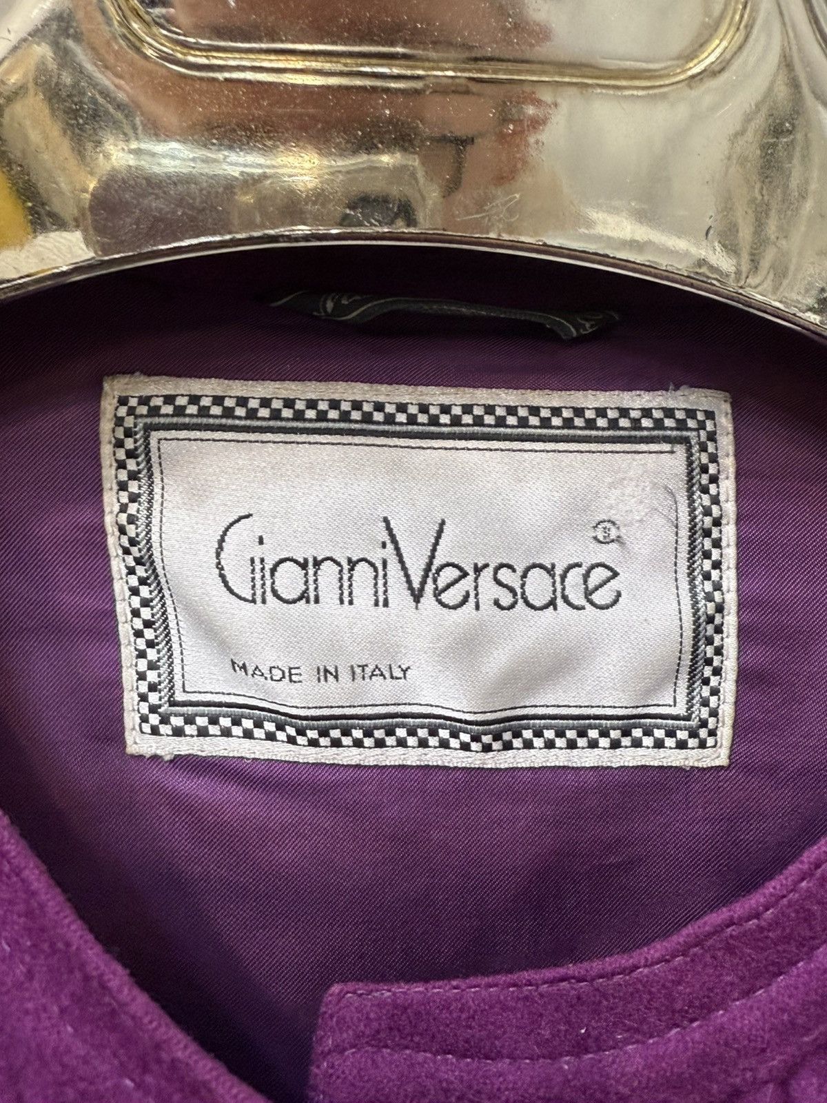 Versace Gianni Versace 1989 wool and Cashmere pleated cape Size ONE SIZE - 4 Thumbnail
