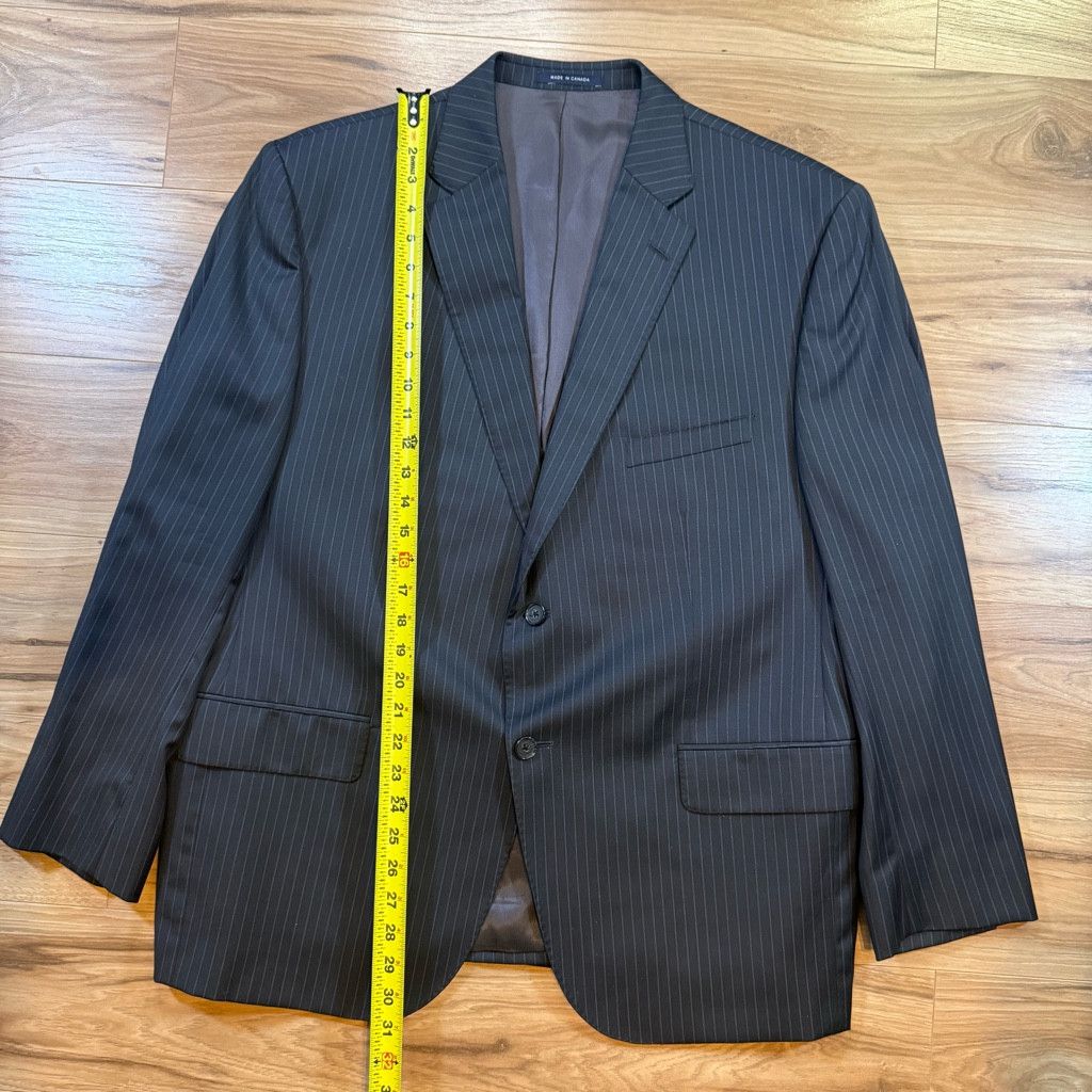 Jordan Brand Cremieux Men’s 46S Loro Piana Wool Pinstripe Suit Size 46S - 6 Thumbnail