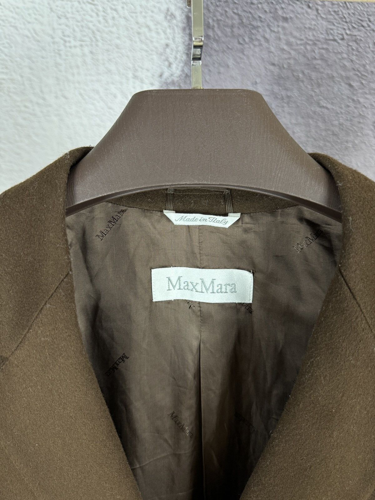 Max Mara Max Mara wool cashmere brown 2 button blazer Size S / US 4 / IT 40 - 7 Thumbnail