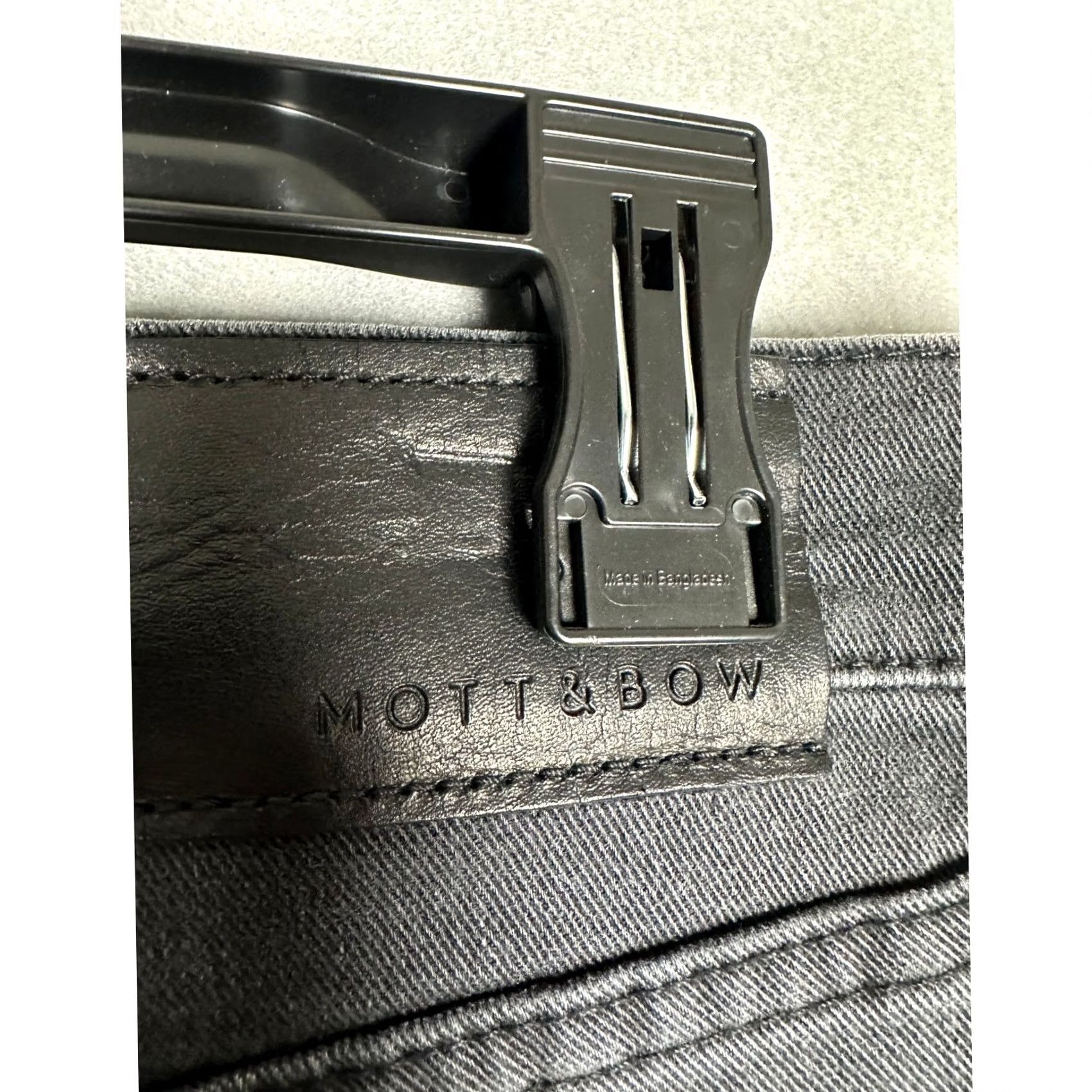 Mott & Bow Mott & Bow Jeans Slim 36x32 Dark Grey Faded Denim 5-Pocket Stretch Cotton Size US 36 / EU 52 - 7 Thumbnail