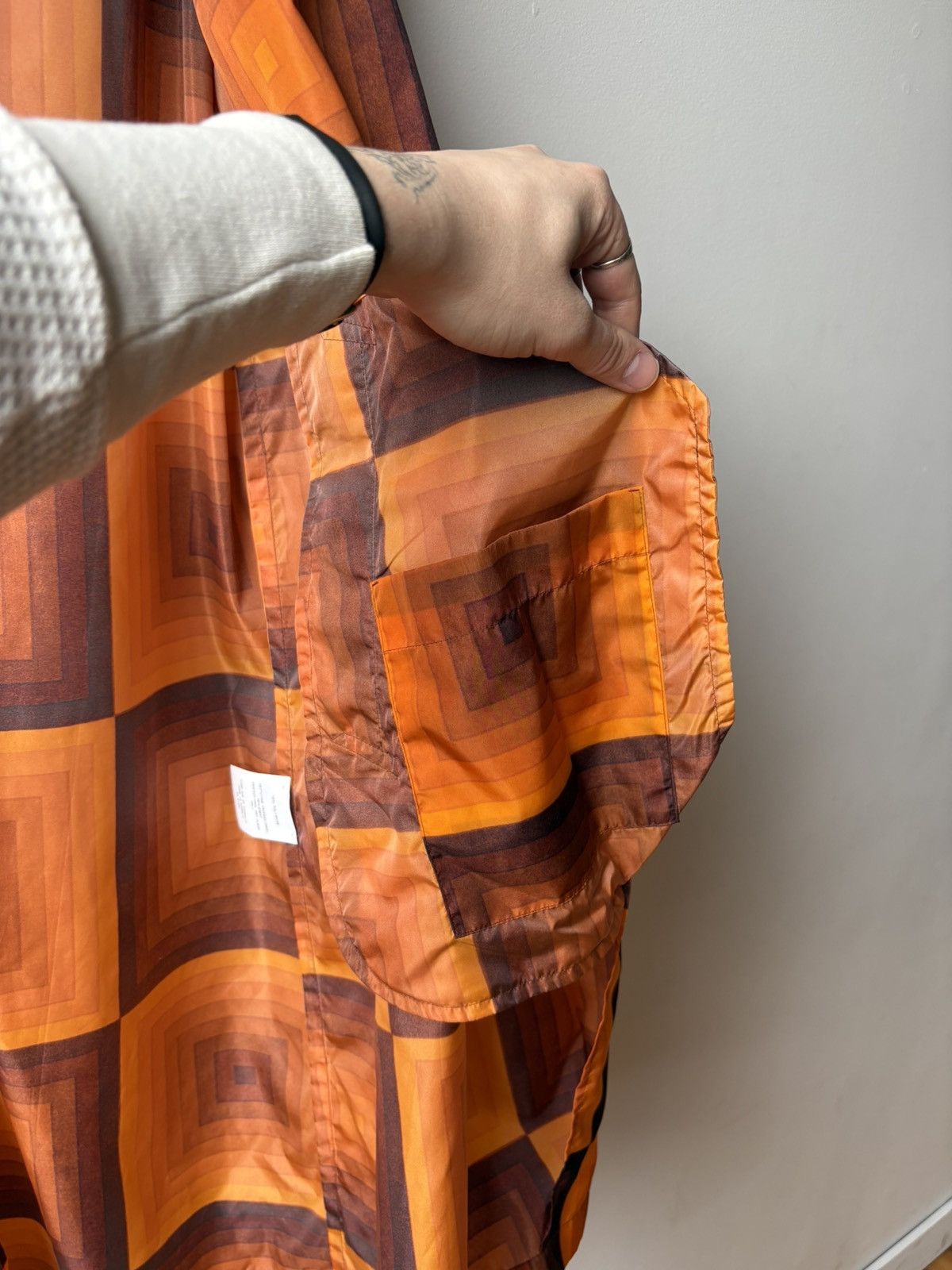 Dries Van Noten Dries Van Noten SS19 Verner Panton Nylon coat Size US L / EU 52-54 / 3 - 9 Thumbnail