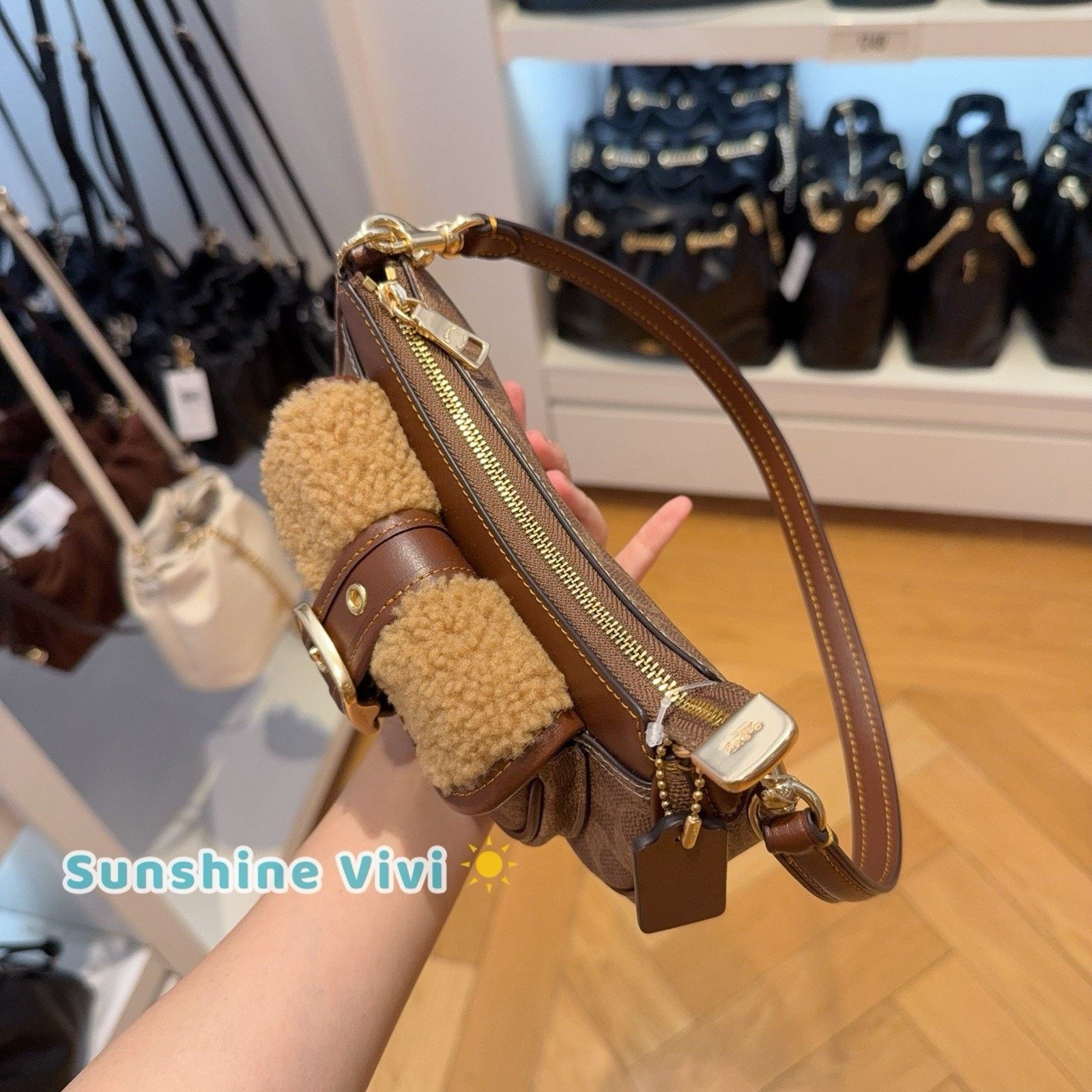 Coach NWT Coach CDB13 Ashton Mini Shoulder Bag Signature Canvas Size ONE SIZE - 3 Thumbnail