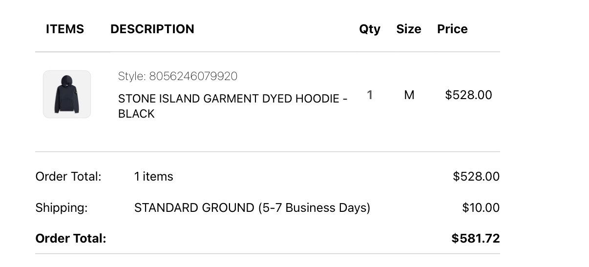 Stone Island Stone island Garment dyed hoodie Size US M / EU 48-50 / 2 - 7 Thumbnail
