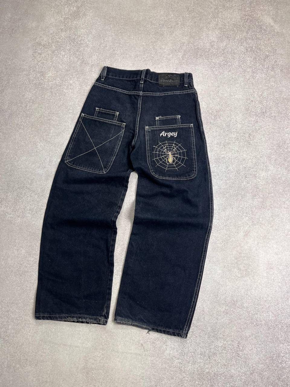 Vintage Vintage JNCO Style Embroidery Baggy Spyder Jeans 32 Size US 32 / EU 48 - 2 Thumbnail