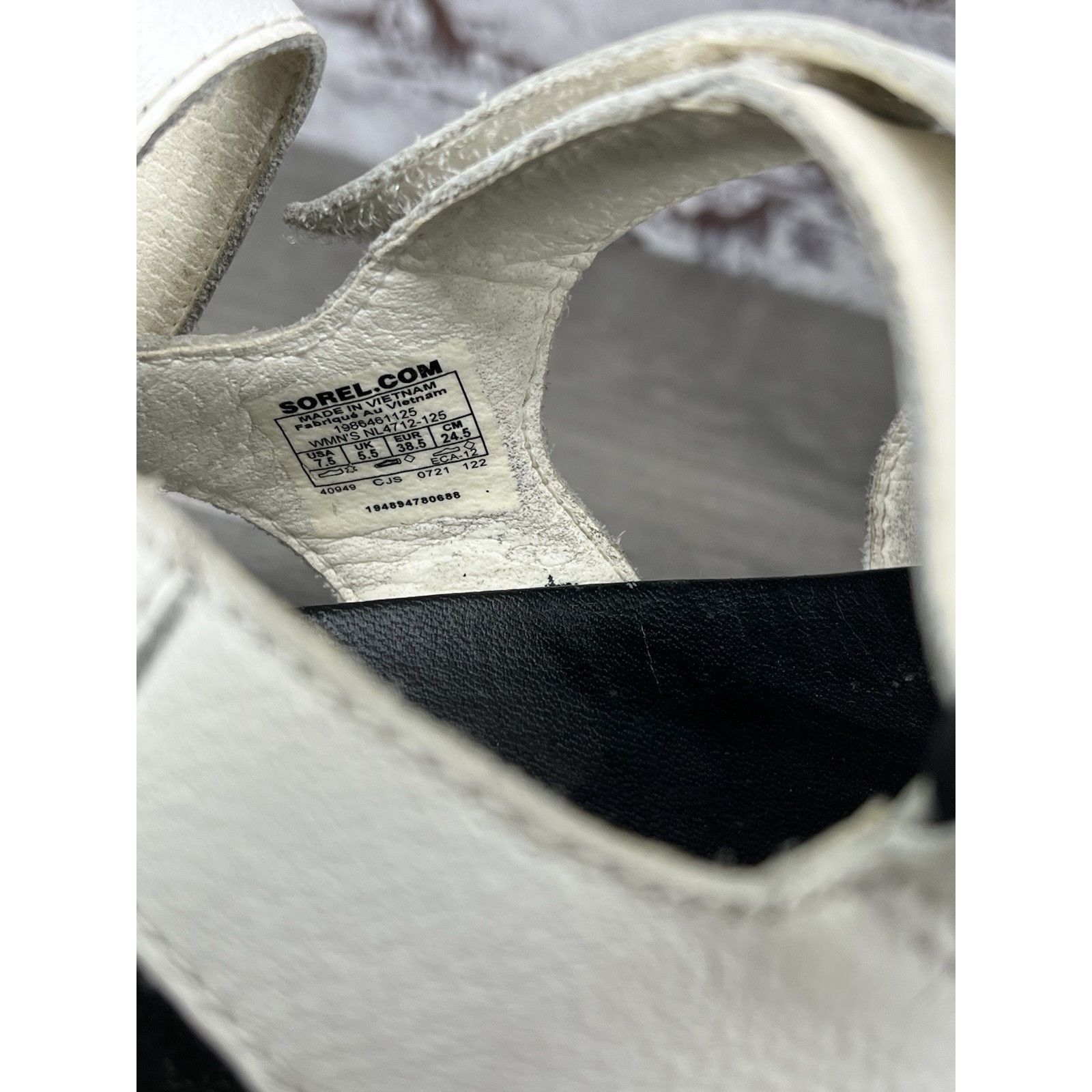 SOREL Sorel Roaming White Leather Multi Strap Platform Sandals Wom Size US 7.5 / IT 37.5 - 11 Thumbnail