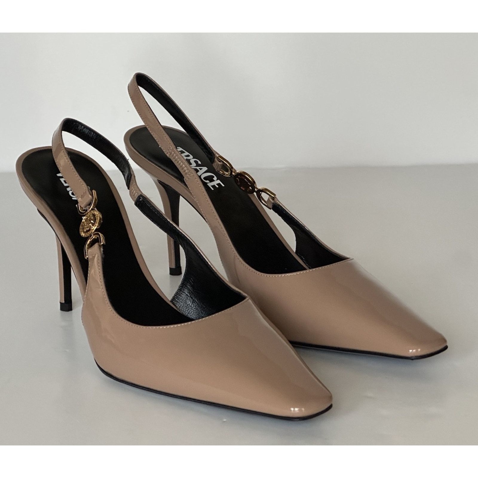 Versace Versace Sling Back Leather Pump Shoes Blush 11 US 1012428 Size US 11 / IT 41 - 1 Thumbnail
