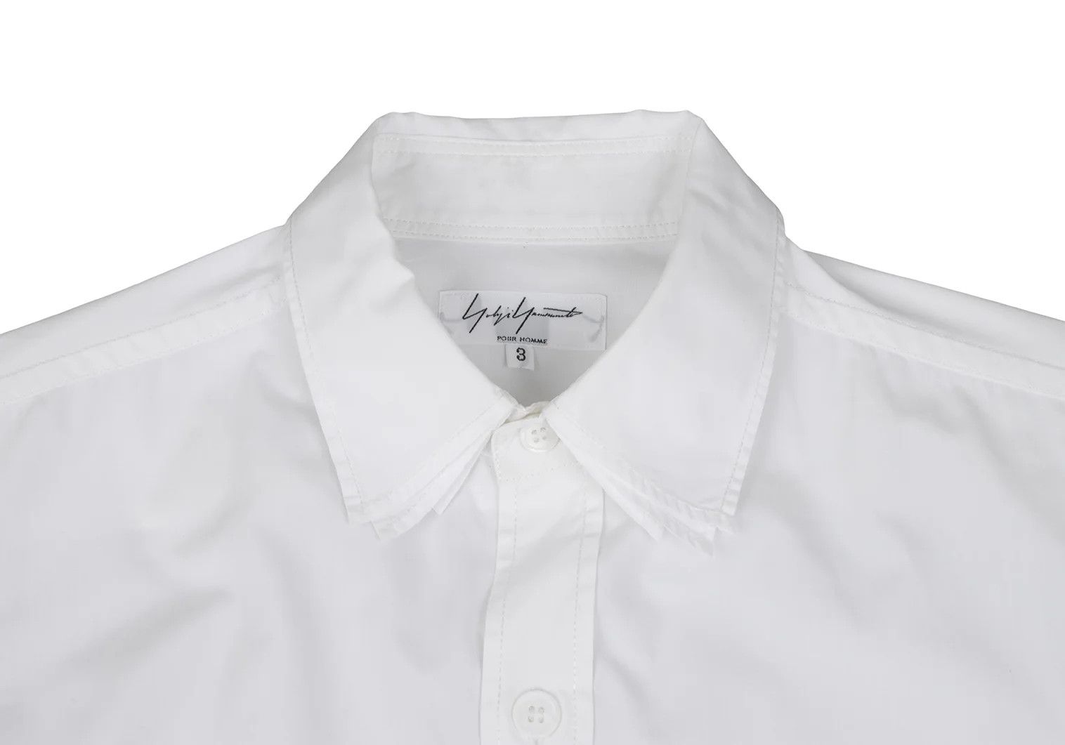 Yohji Yamamoto Yohji Yamamoto Cotton Layered Collar Design Shirt Size US S / EU 44-46 / 1 - 3 Thumbnail