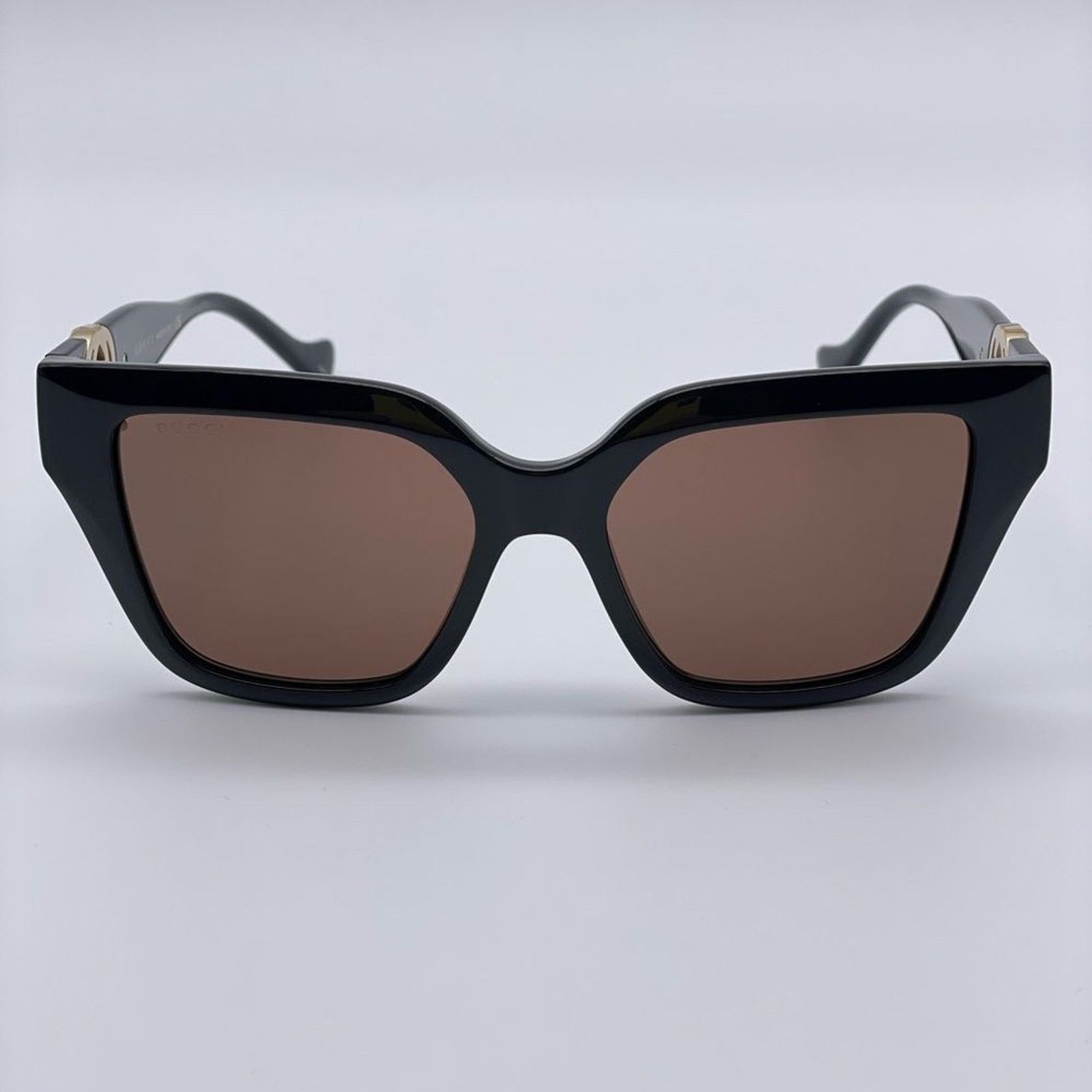 Gucci BRAND NEW GUCCI GG1023S 005 With Chain Black/Brown Women Size ONE SIZE - 3 Thumbnail